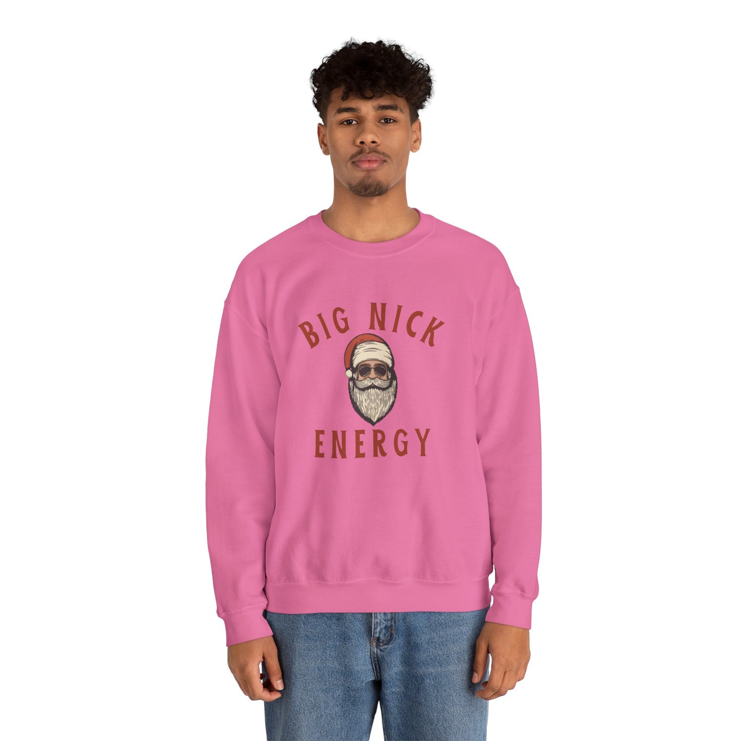 Big Nick Energy Unisex Heavy Blend™ Crewneck Sweatshirt - Perfect for Holiday Cheer