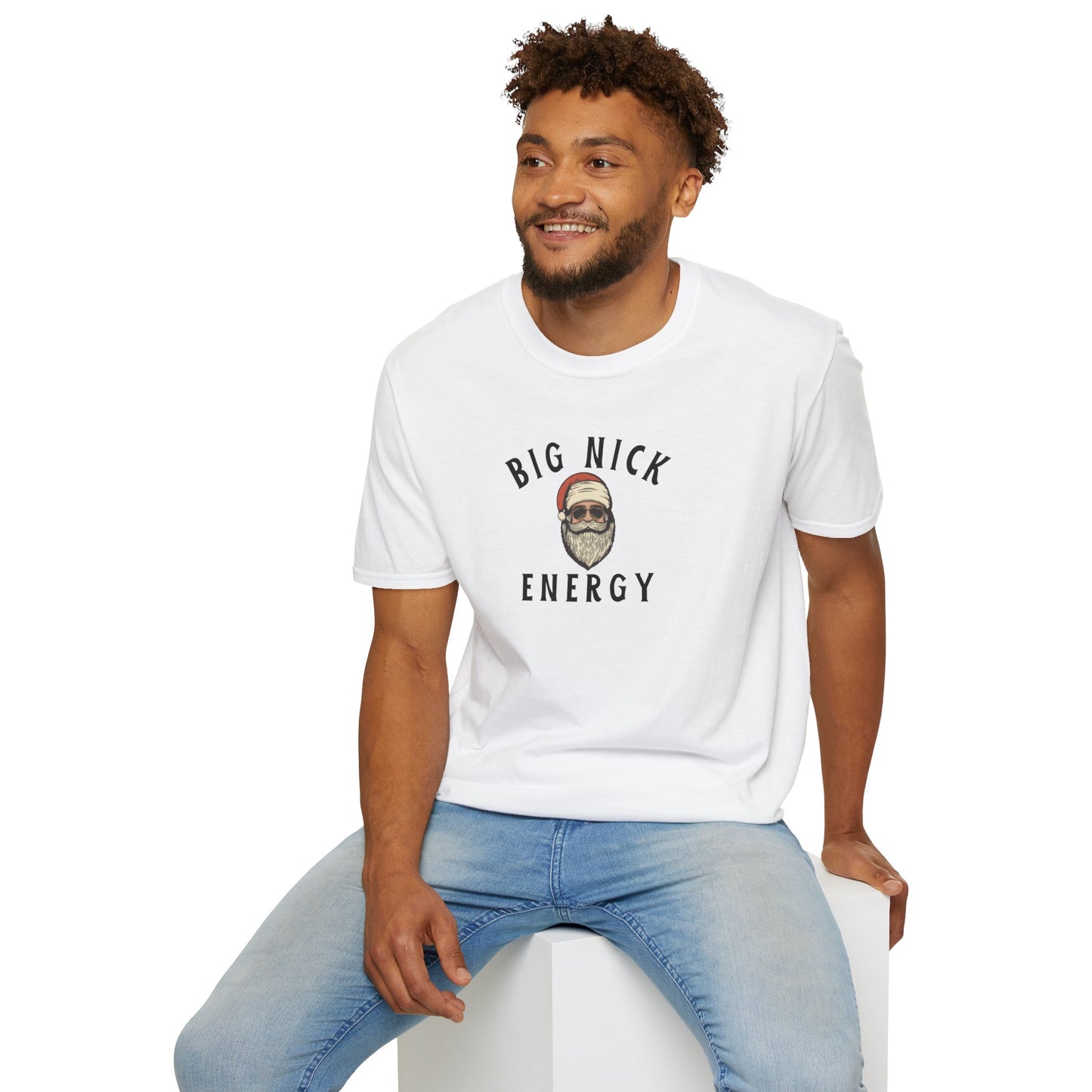 Big Nick Energy Unisex Softstyle T-Shirt - Fun & Casual Graphic Tee