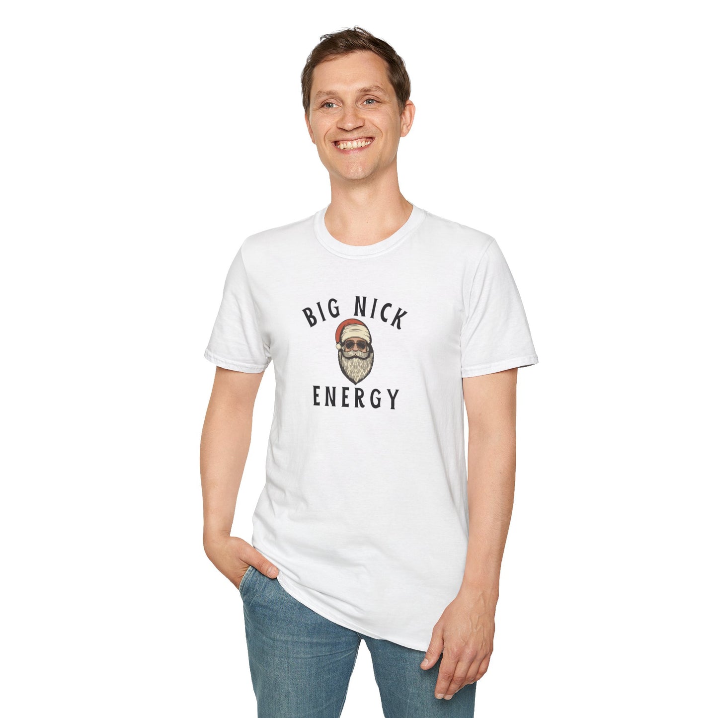 Big Nick Energy Unisex Softstyle T-Shirt - Fun & Casual Graphic Tee