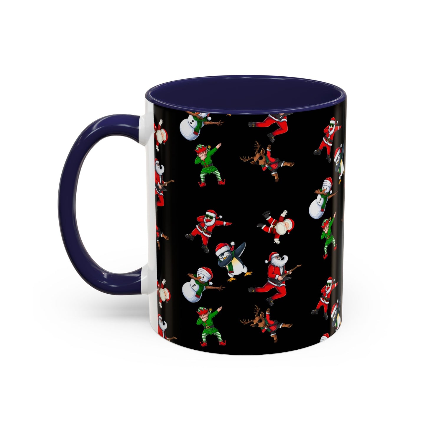 Festive Santa and Friends Coffee Mug - 11oz & 15oz