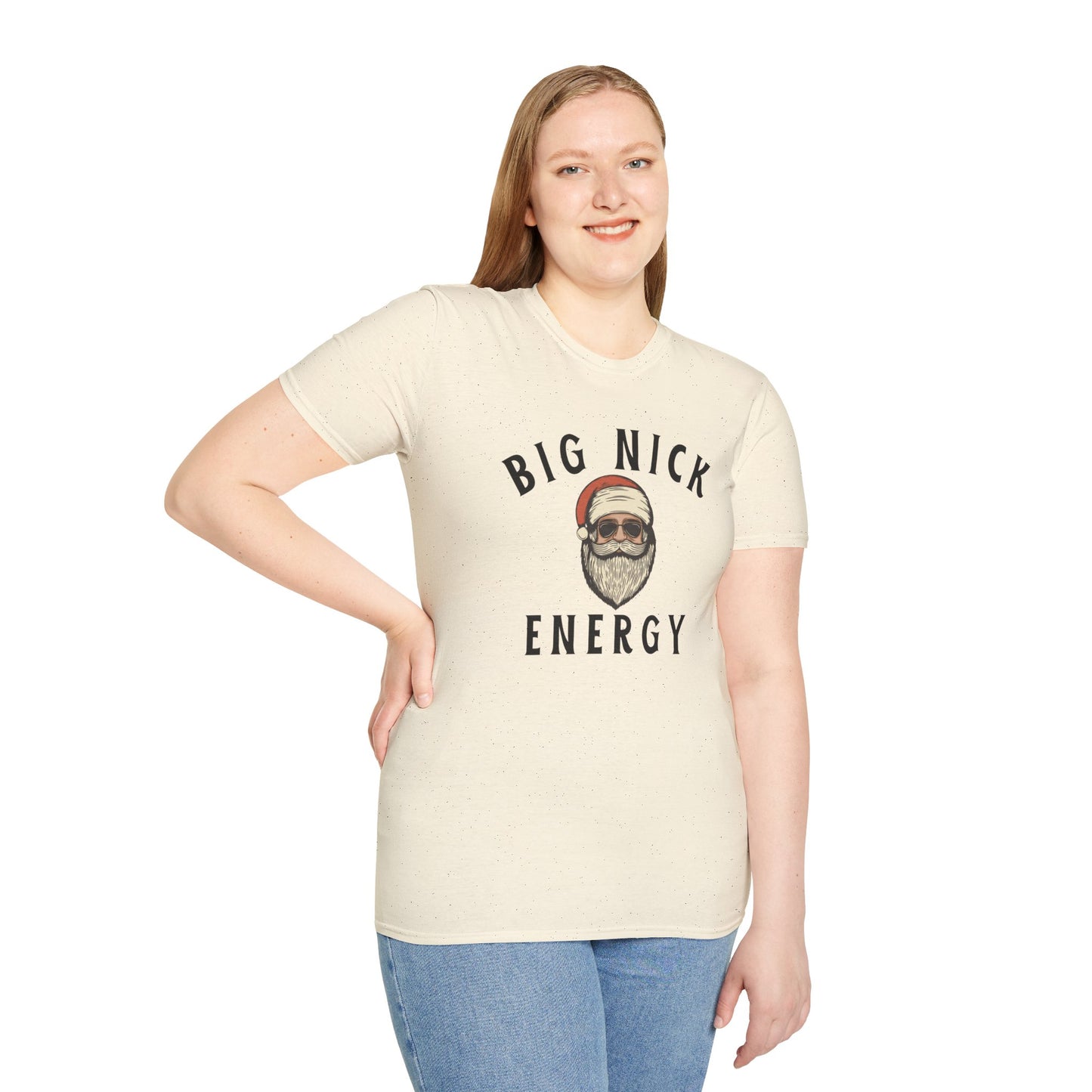 Big Nick Energy Unisex Softstyle T-Shirt - Fun & Casual Graphic Tee