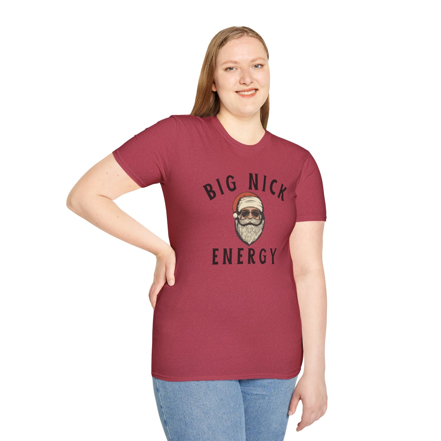 Big Nick Energy Unisex Softstyle T-Shirt - Fun & Casual Graphic Tee