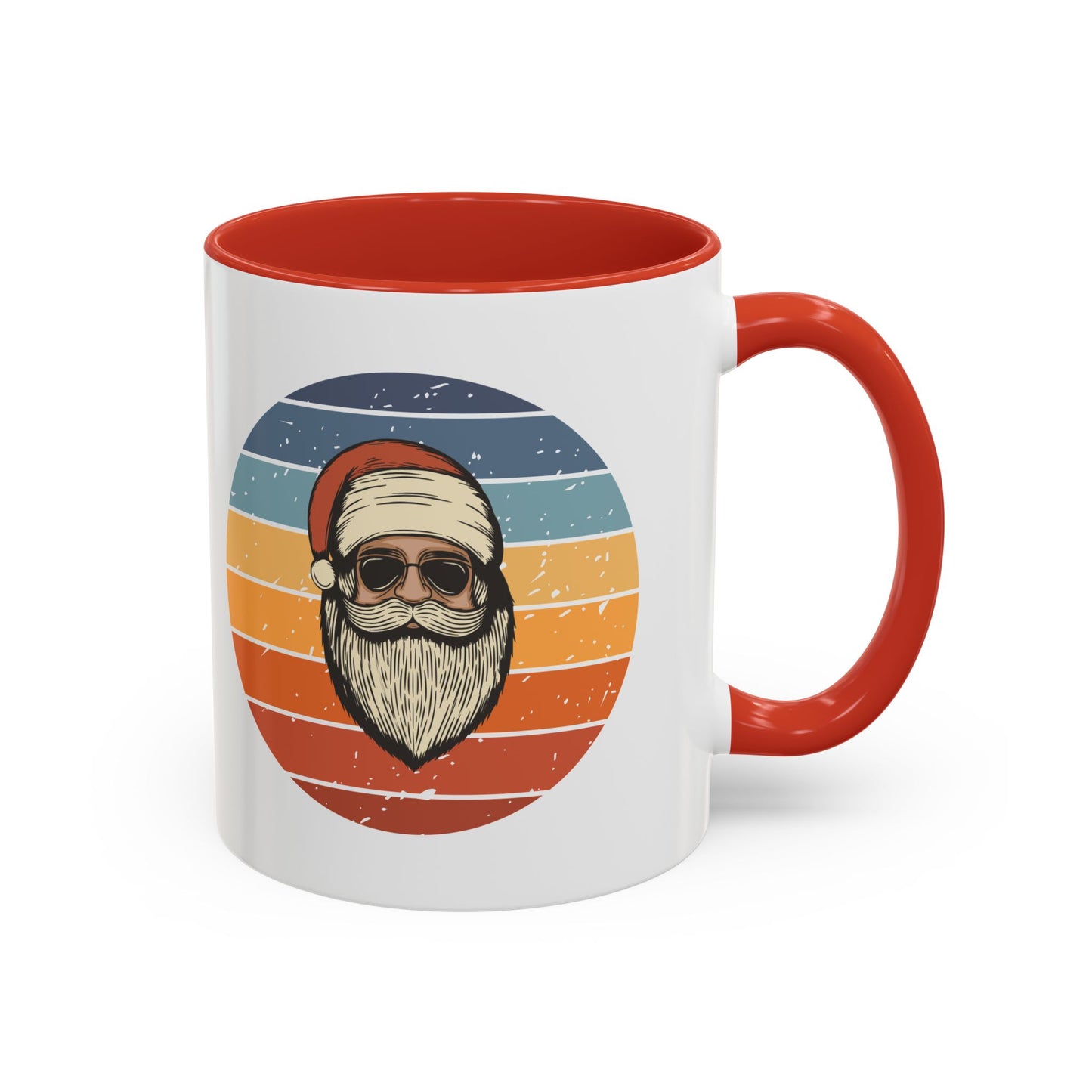 Cool Santa Sunglasses Accent Coffee Mug | 11oz & 15oz | Perfect Holiday Gift