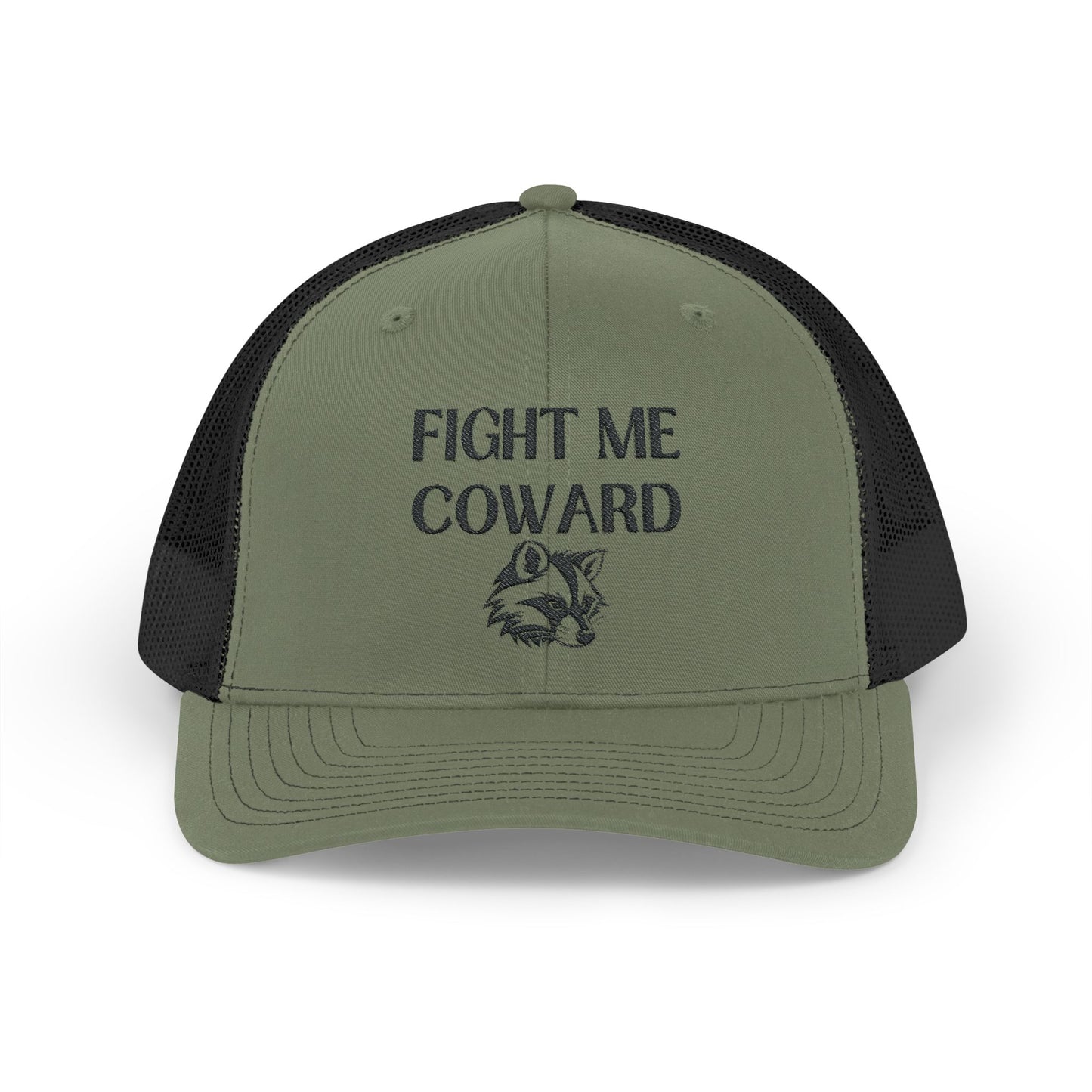 Fight Me Coward Snapback Trucker Cap - Unique Statement Hat for Bold Individuals