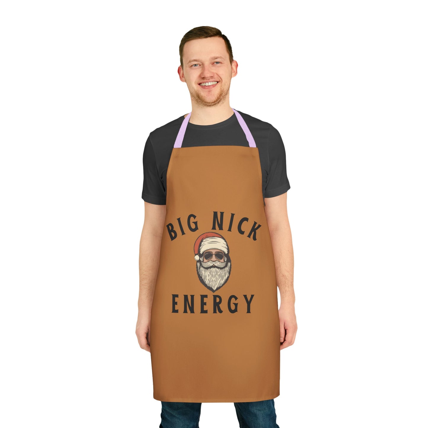 Big Nick Energy Apron with 5-Color Straps - Fun Cooking Gift for Holidays & BBQ Enthusiasts