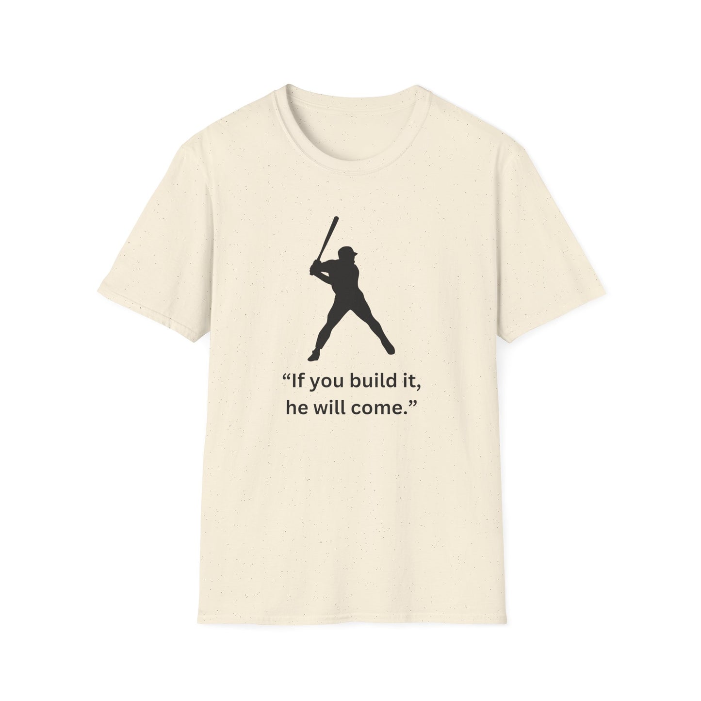 Inspirational Baseball Quote T-Shirt – Unisex Softstyle Tee for Sports Lovers