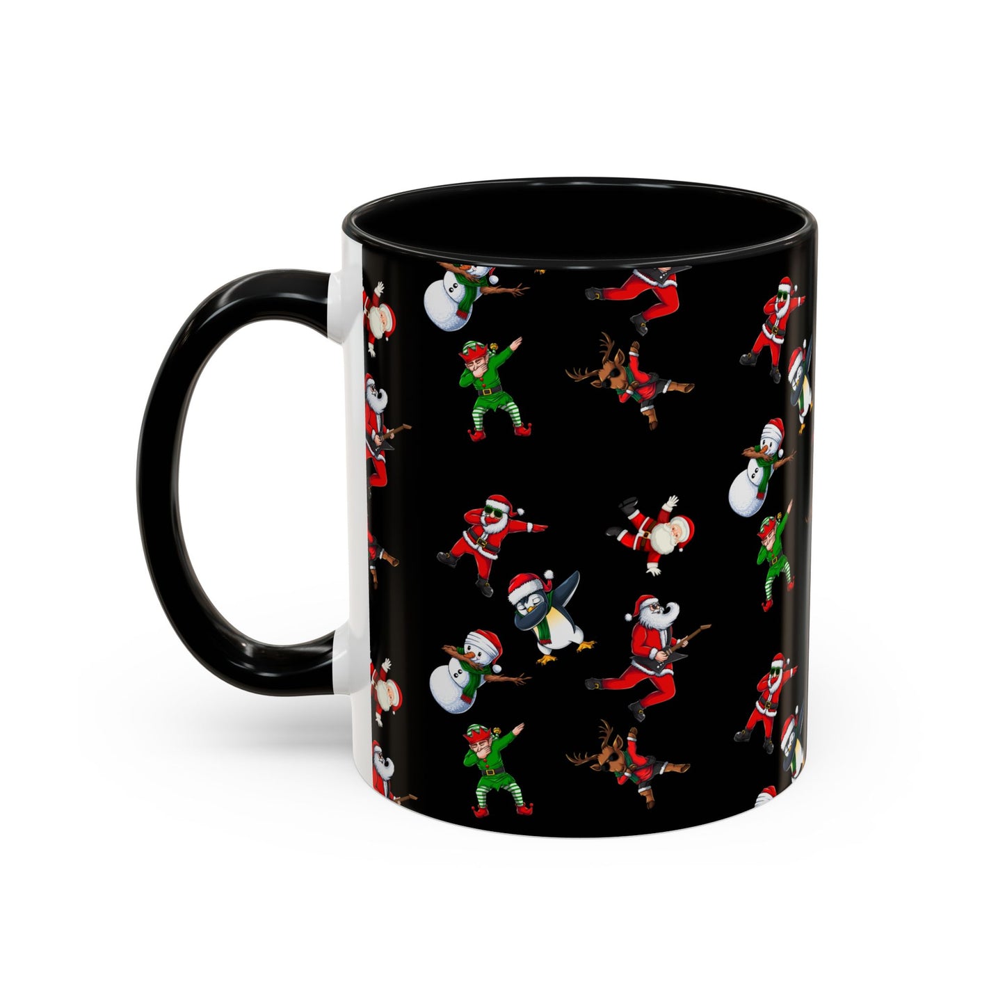 Festive Santa and Friends Coffee Mug - 11oz & 15oz