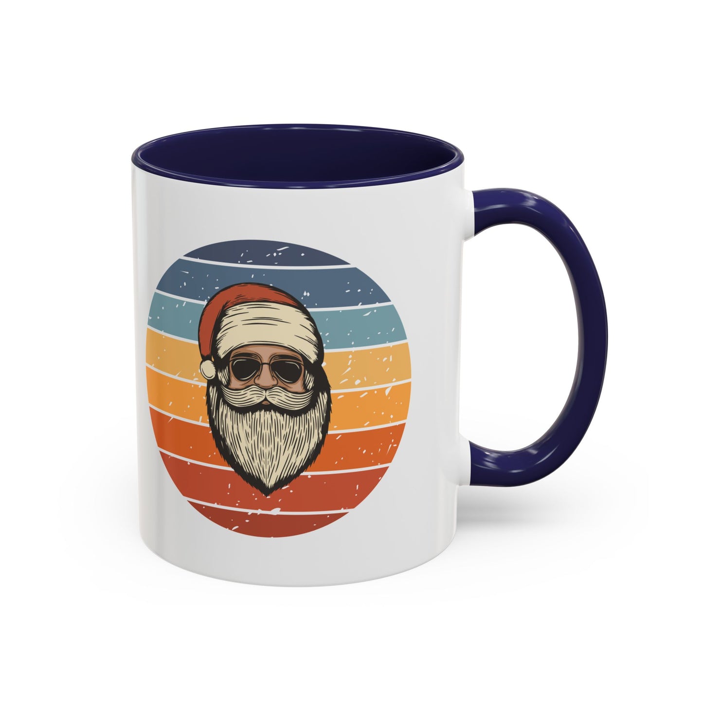 Cool Santa Sunglasses Accent Coffee Mug | 11oz & 15oz | Perfect Holiday Gift