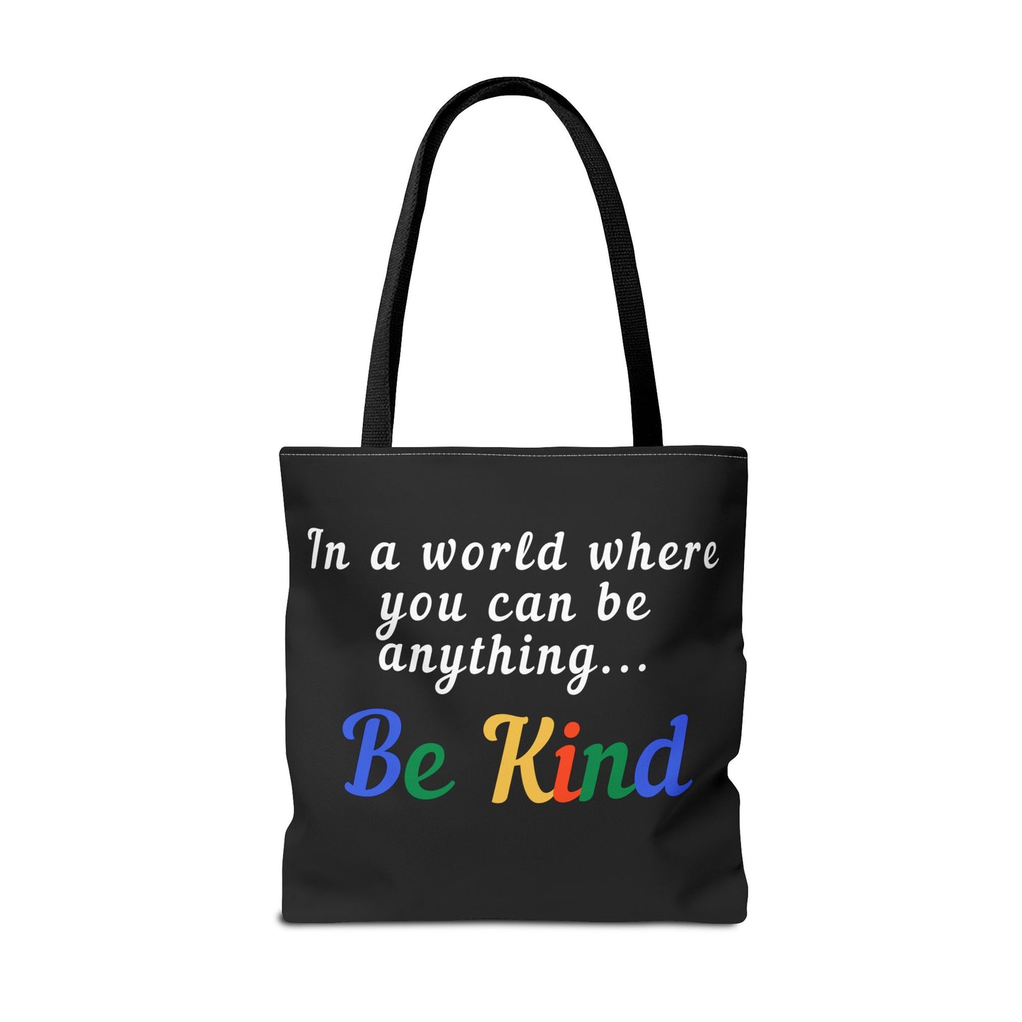 Inspirational Tote Bag - 'Be Kind' Motivational Design