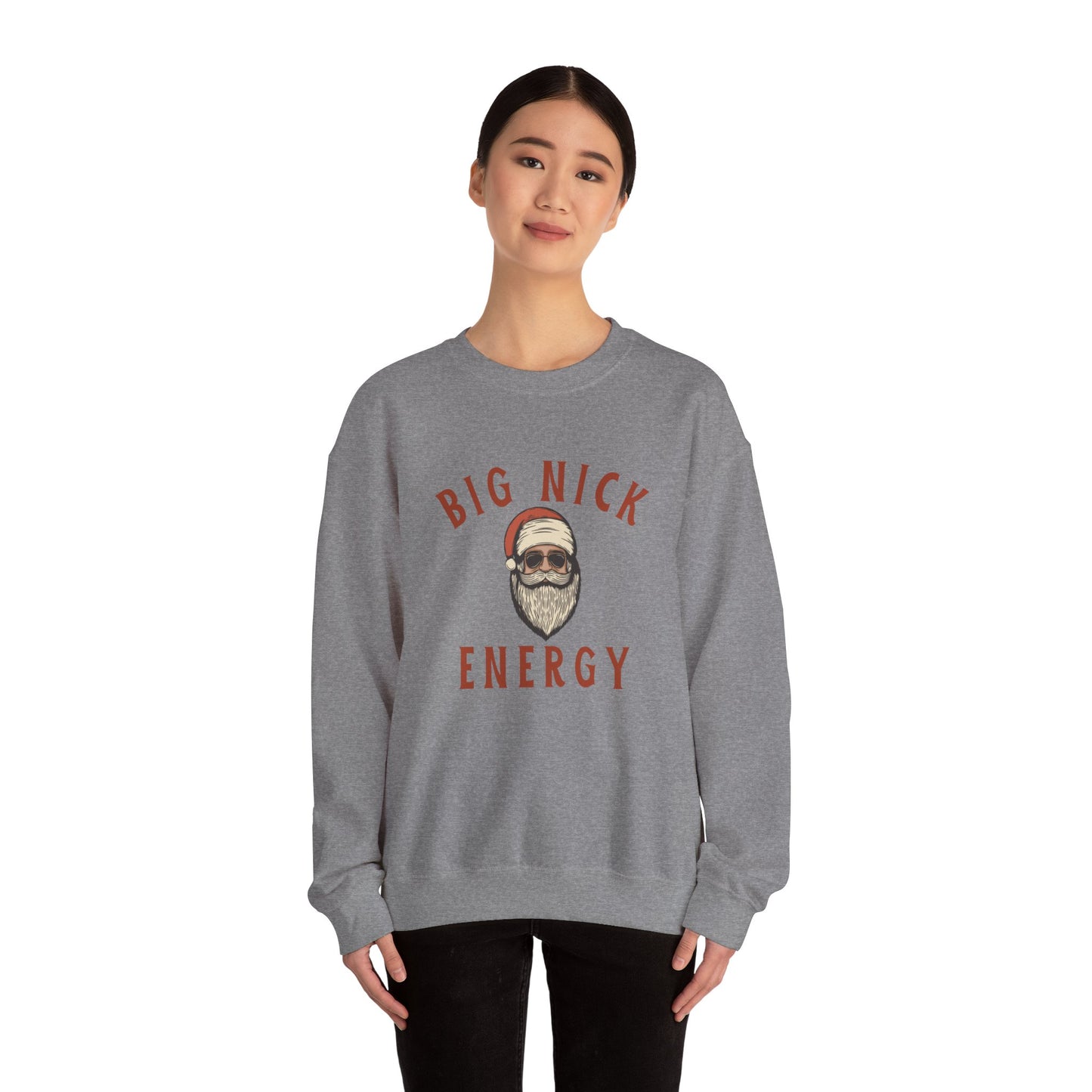 Big Nick Energy Unisex Heavy Blend™ Crewneck Sweatshirt - Perfect for Holiday Cheer