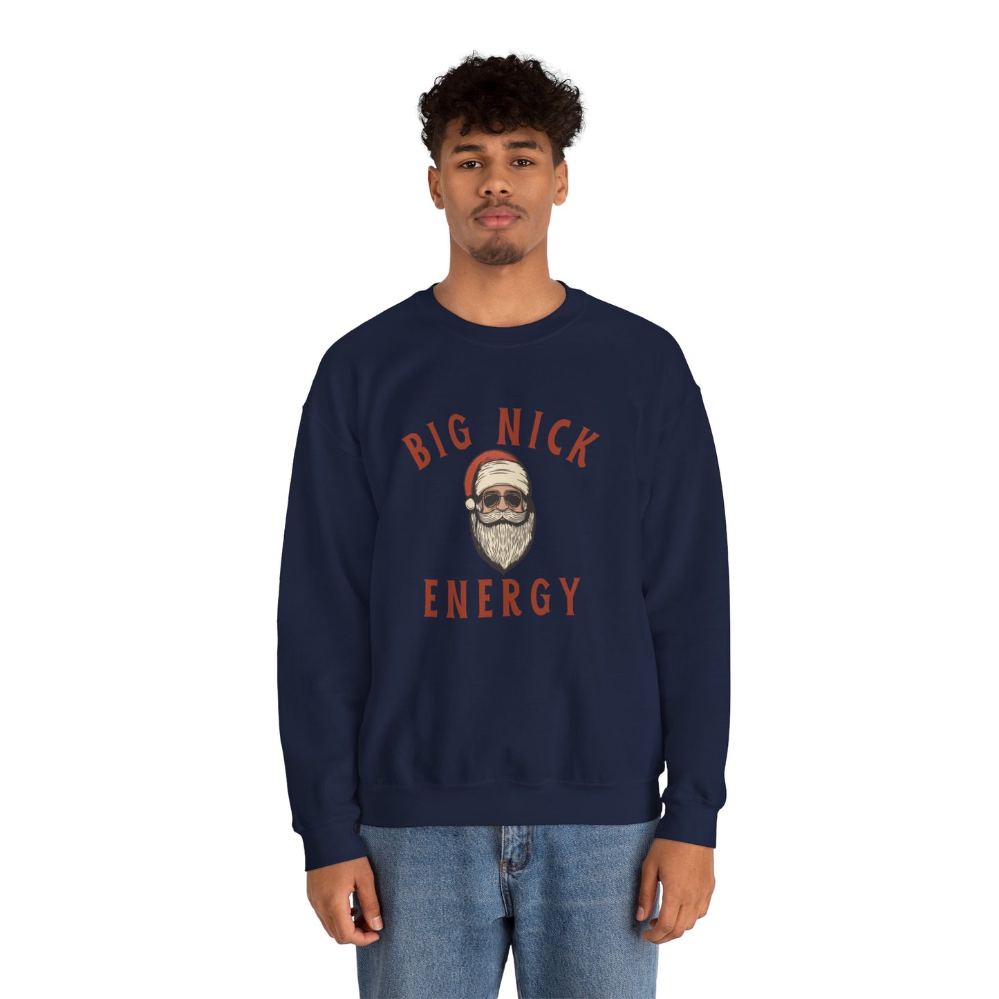 Big Nick Energy Unisex Heavy Blend™ Crewneck Sweatshirt - Perfect for Holiday Cheer