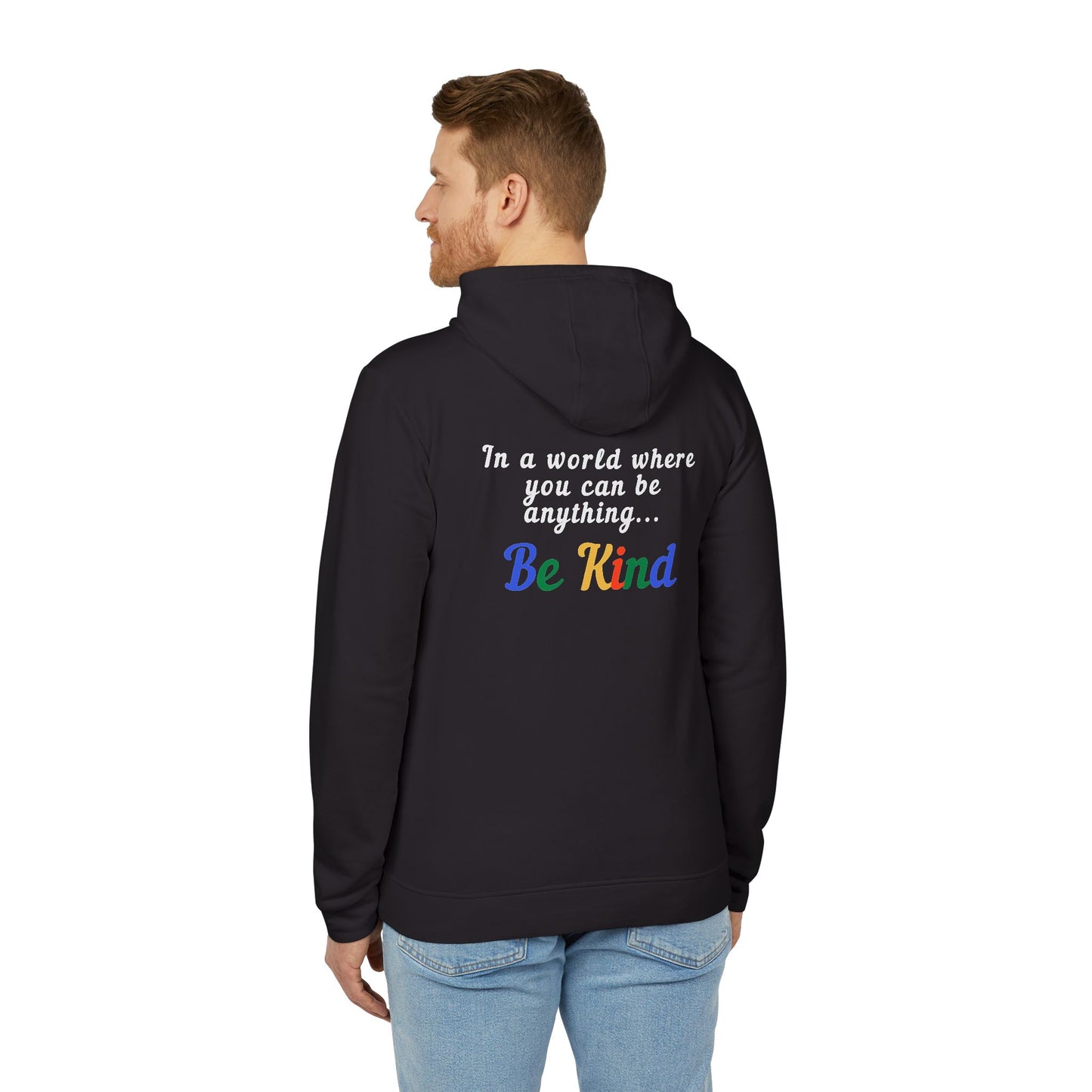 Choose Kindness Fleece Hoodie - Unisex Inspirational Sweatshirt