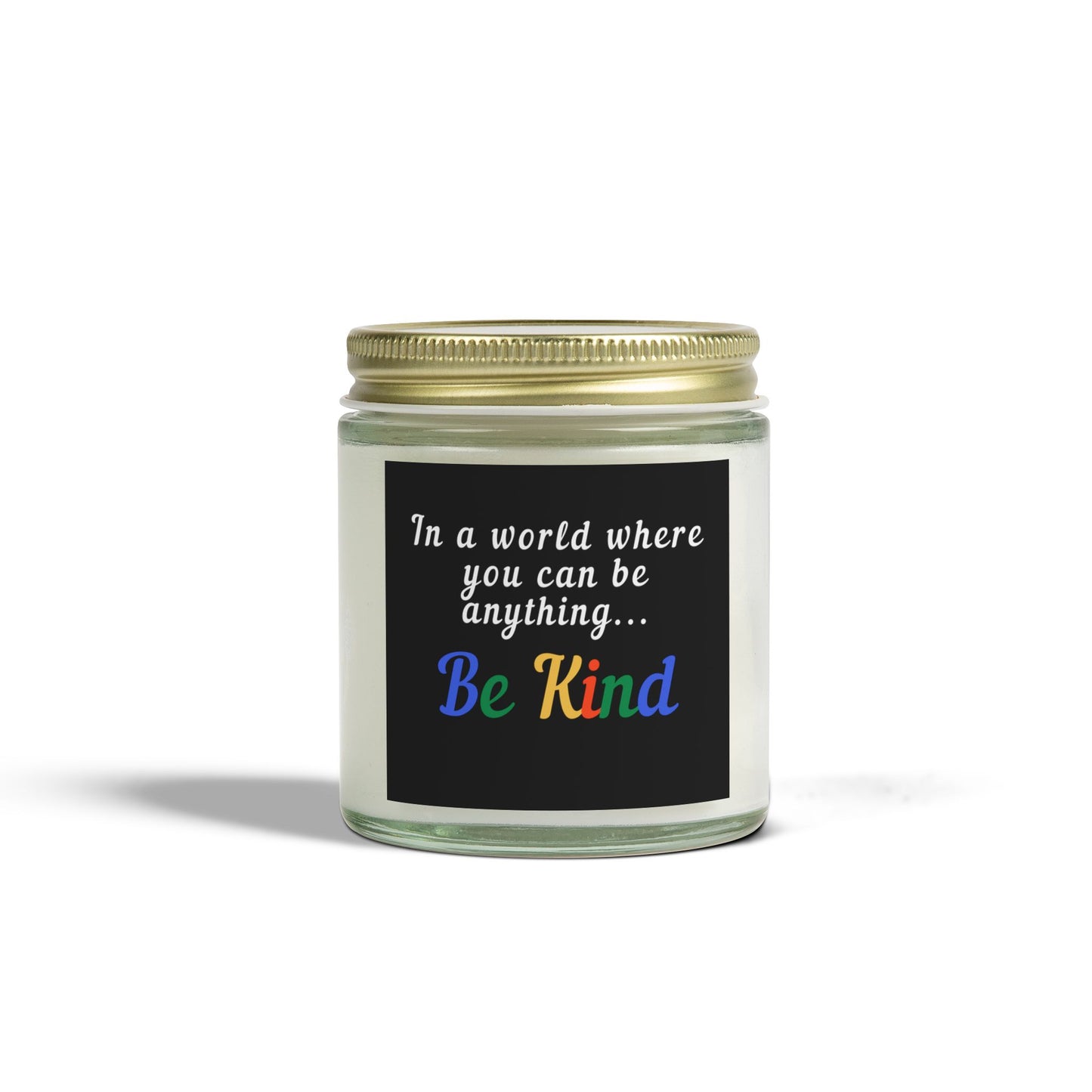 Be Kind Scented Candle - Coconut Apricot Wax (4oz, 9oz)