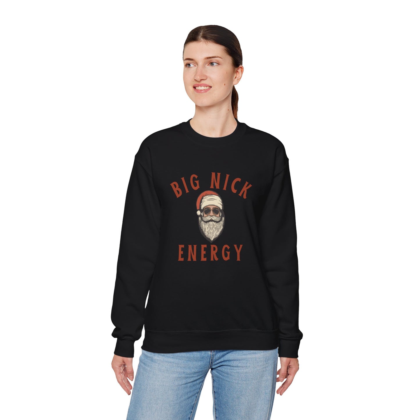 Big Nick Energy Unisex Heavy Blend™ Crewneck Sweatshirt - Perfect for Holiday Cheer