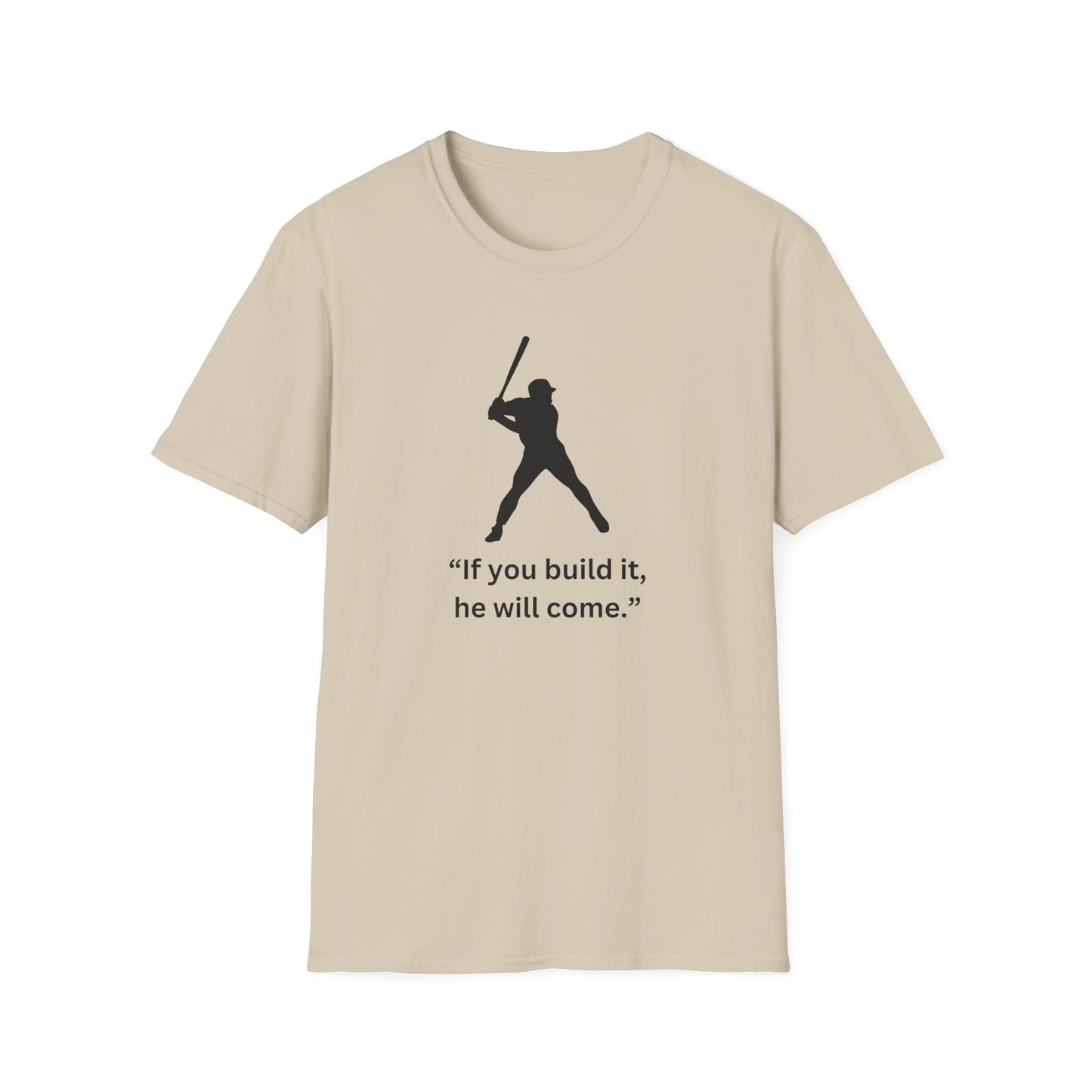 Inspirational Baseball Quote T-Shirt – Unisex Softstyle Tee for Sports Lovers