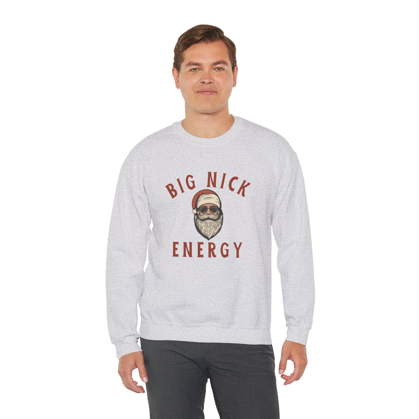 Big Nick Energy Unisex Heavy Blend™ Crewneck Sweatshirt - Perfect for Holiday Cheer