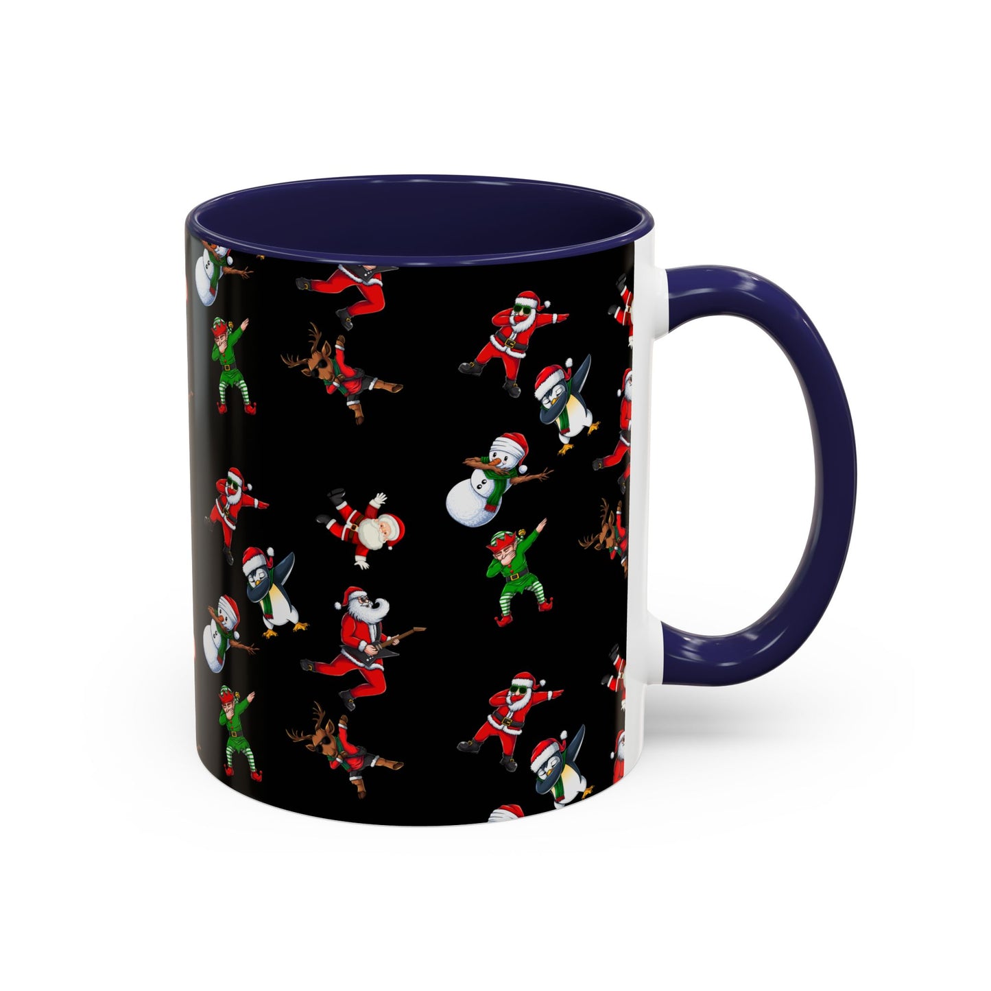 Festive Santa and Friends Coffee Mug - 11oz & 15oz