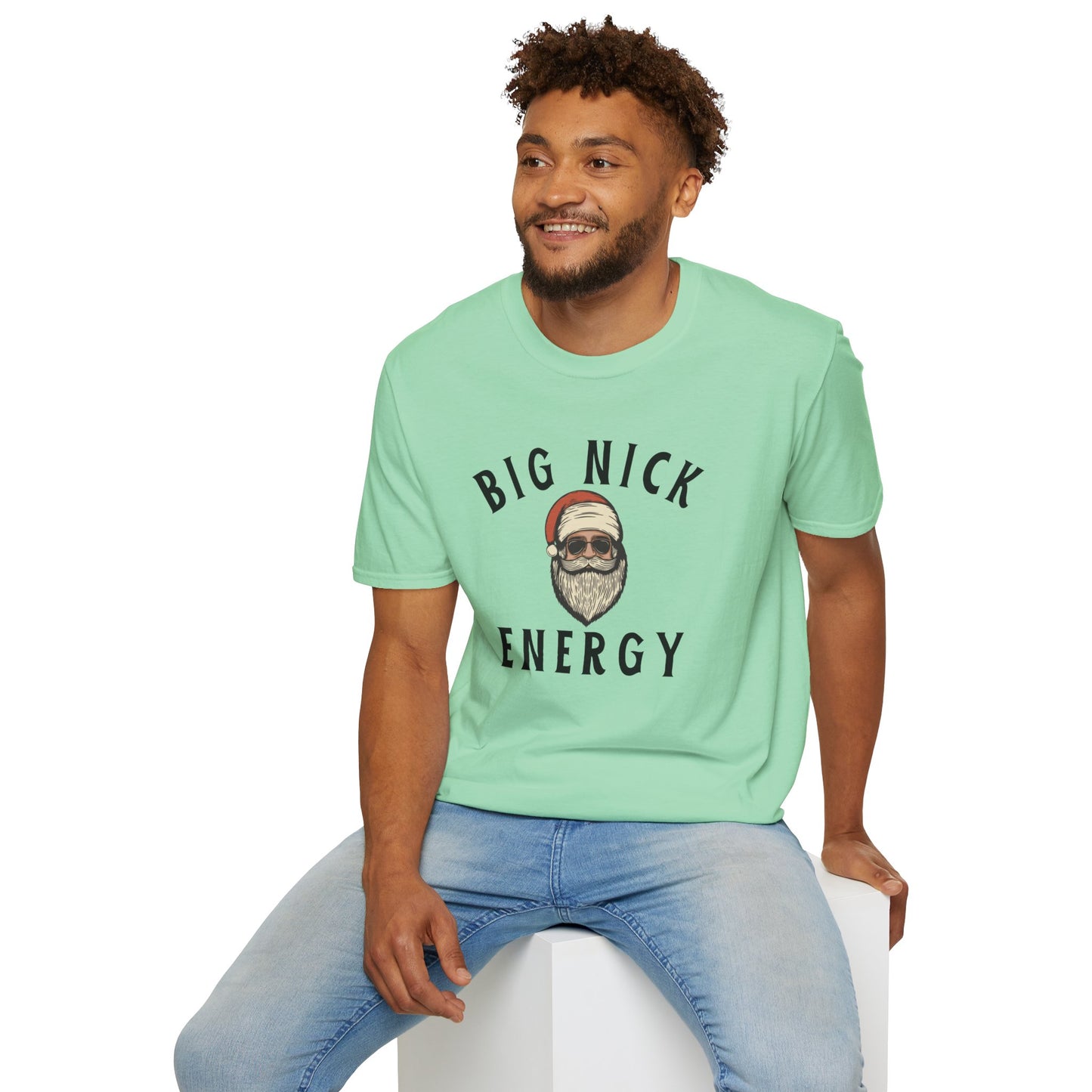 Big Nick Energy Unisex Softstyle T-Shirt - Fun & Casual Graphic Tee