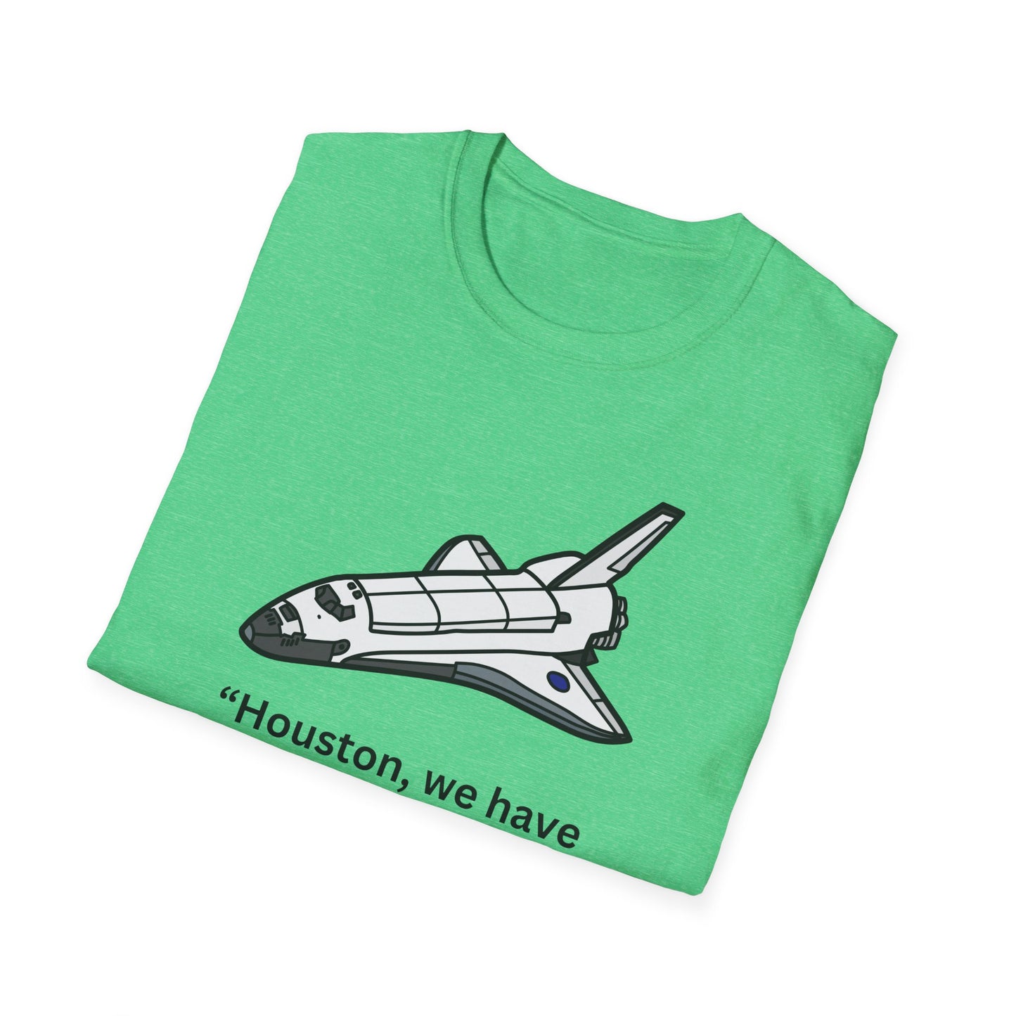 Houston We Have a Problem Unisex T-Shirt - Retro Space Shuttle Graphic Tee