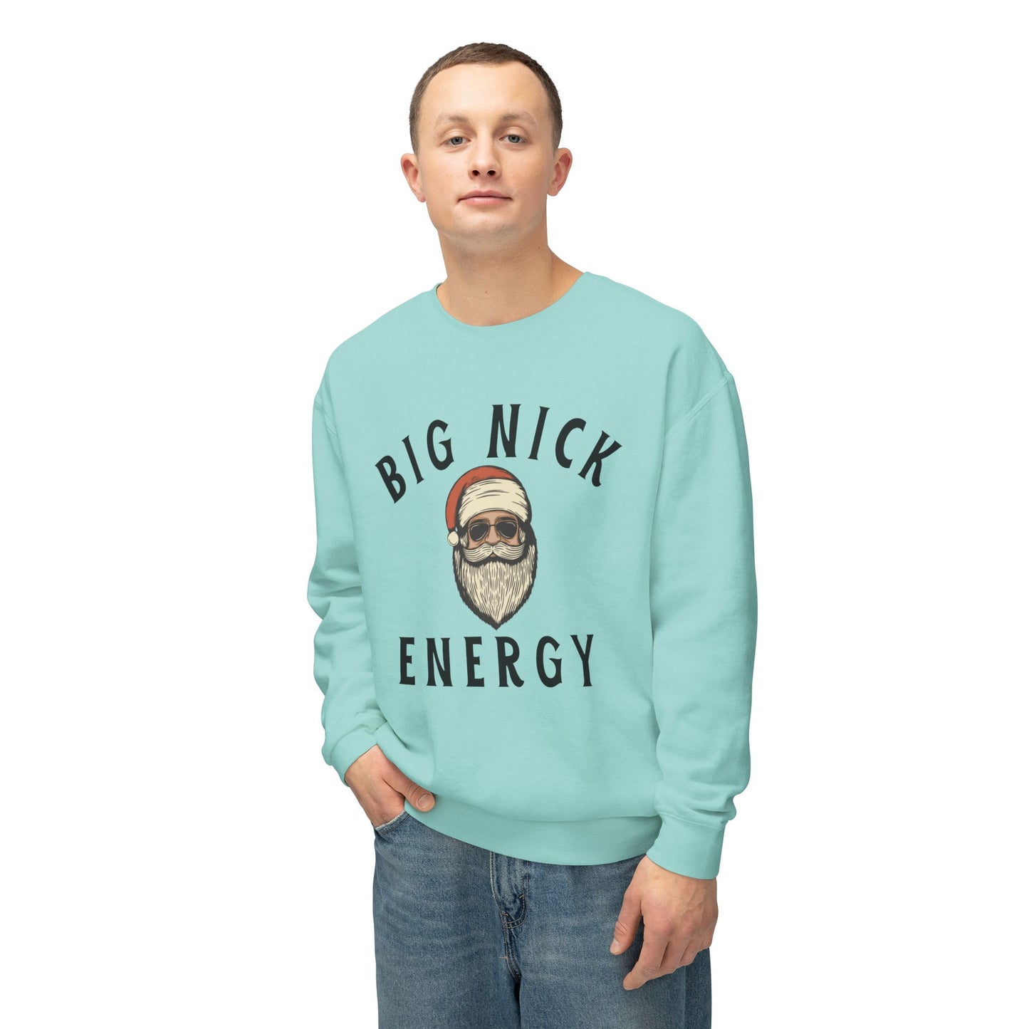 Unisex Crewneck Sweatshirt - Big Nick Energy Christmas Apparel