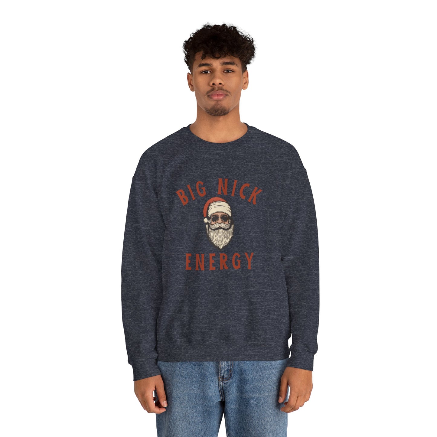 Big Nick Energy Unisex Heavy Blend™ Crewneck Sweatshirt - Perfect for Holiday Cheer