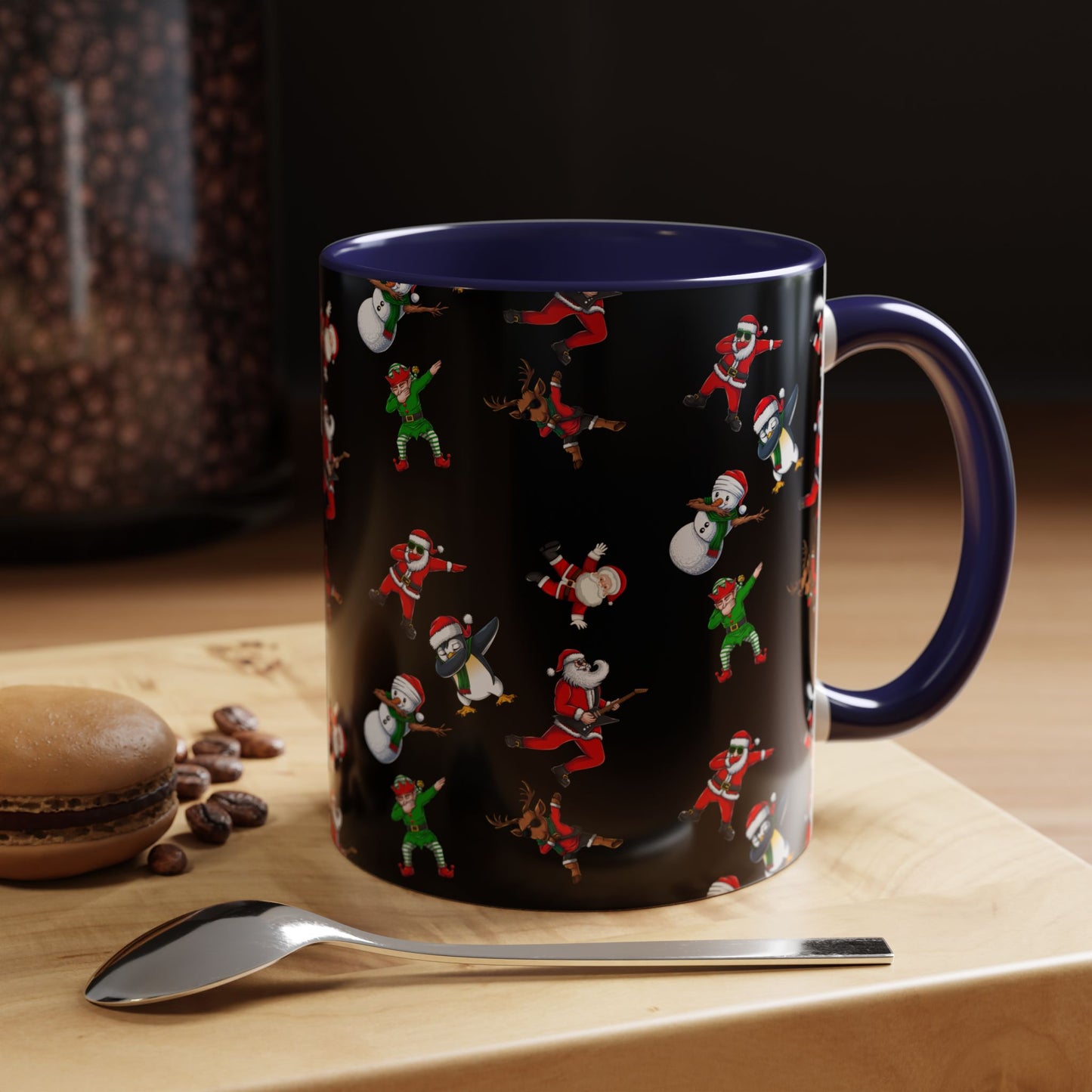 Festive Santa and Friends Coffee Mug - 11oz & 15oz