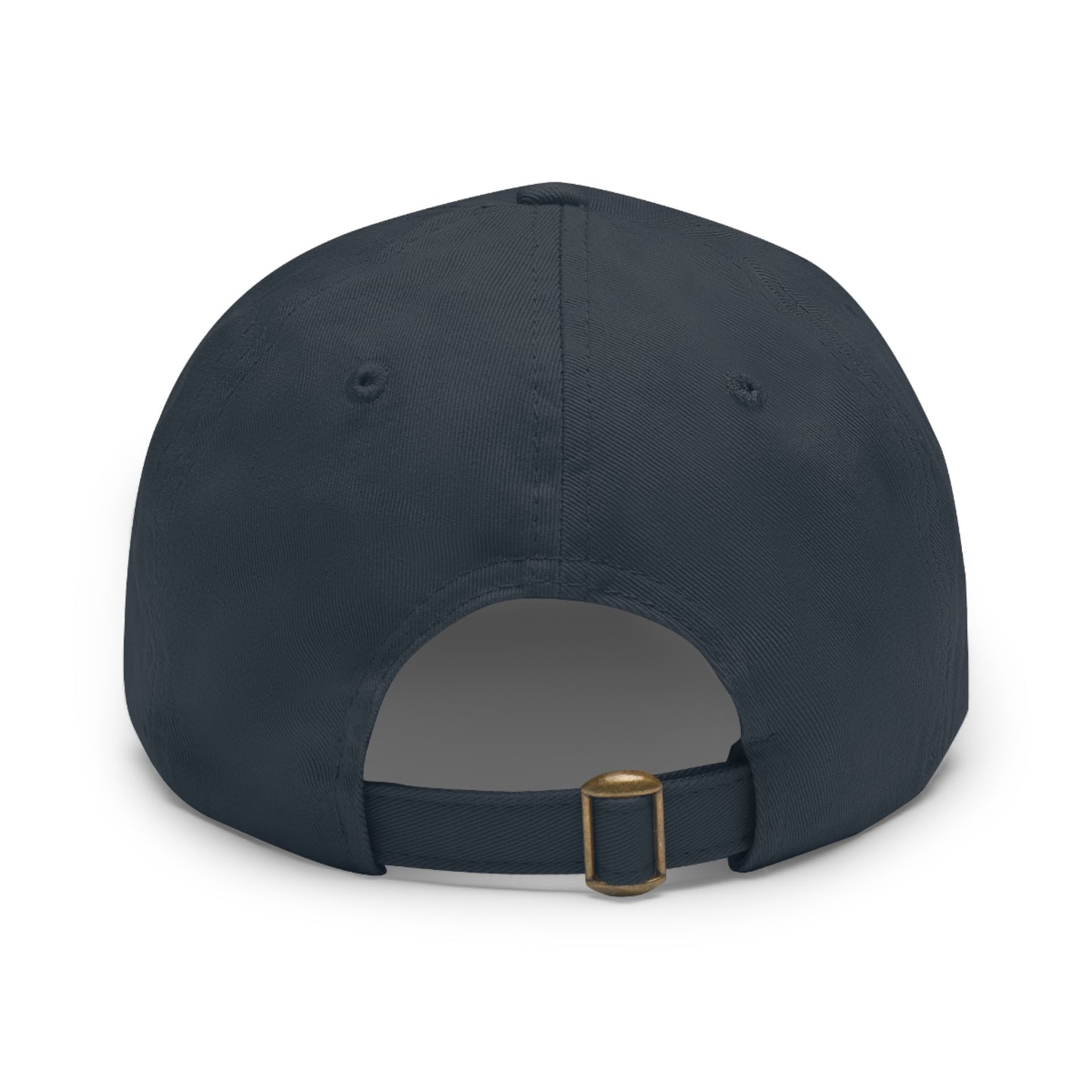 Big Nick Energy Dad Hat with Leather Patch - Black Cap for Everyday Adventures