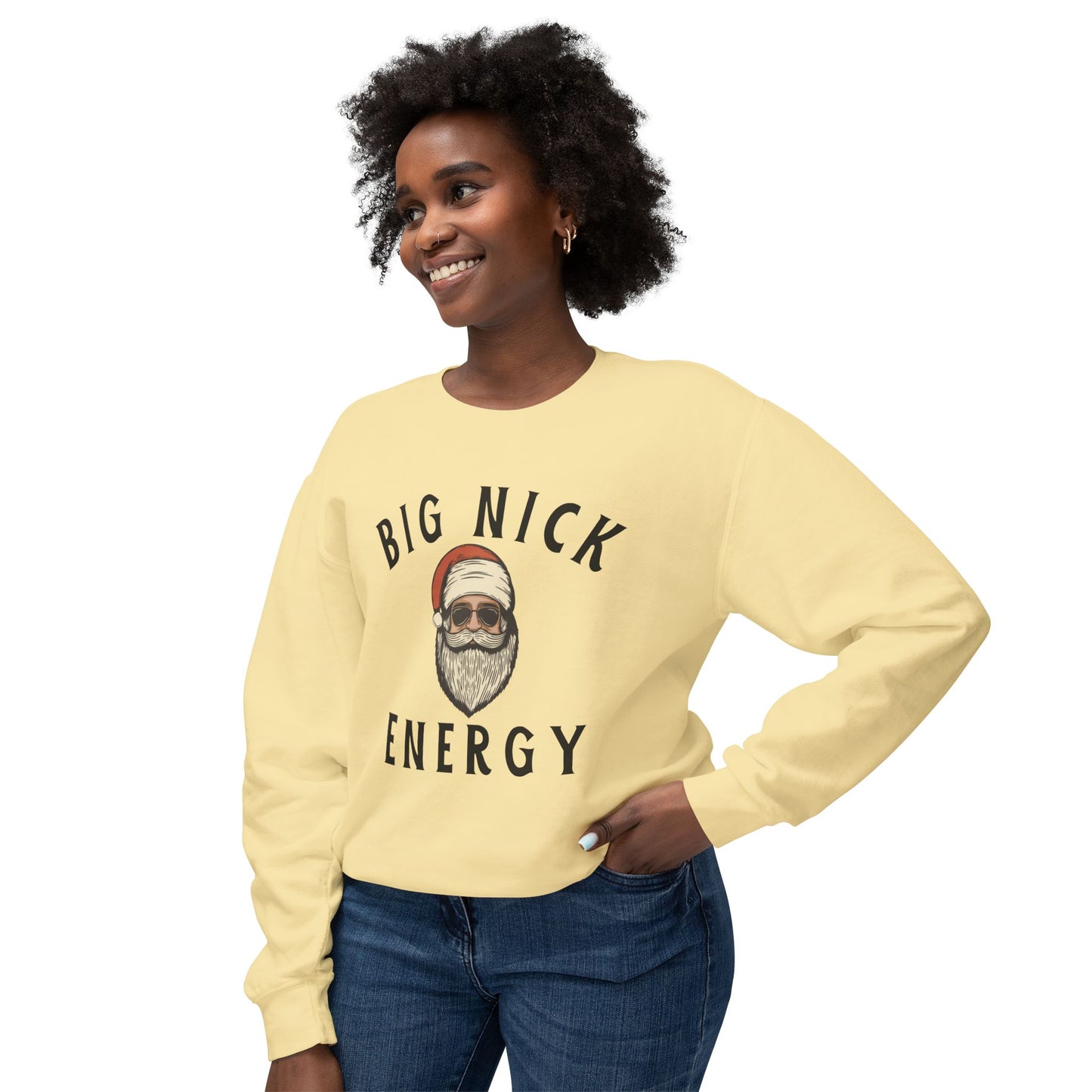 Unisex Crewneck Sweatshirt - Big Nick Energy Christmas Apparel