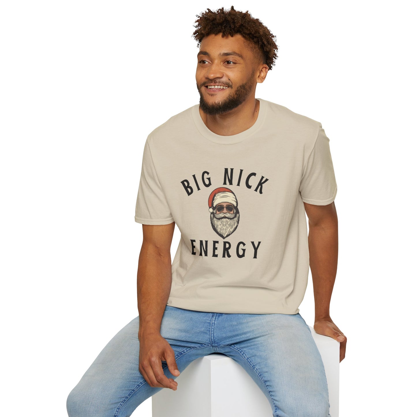 Big Nick Energy Unisex Softstyle T-Shirt - Fun & Casual Graphic Tee