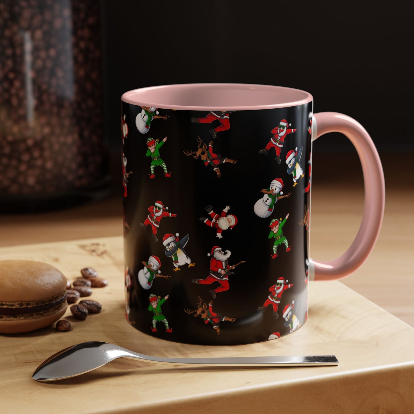 Festive Santa and Friends Coffee Mug - 11oz & 15oz