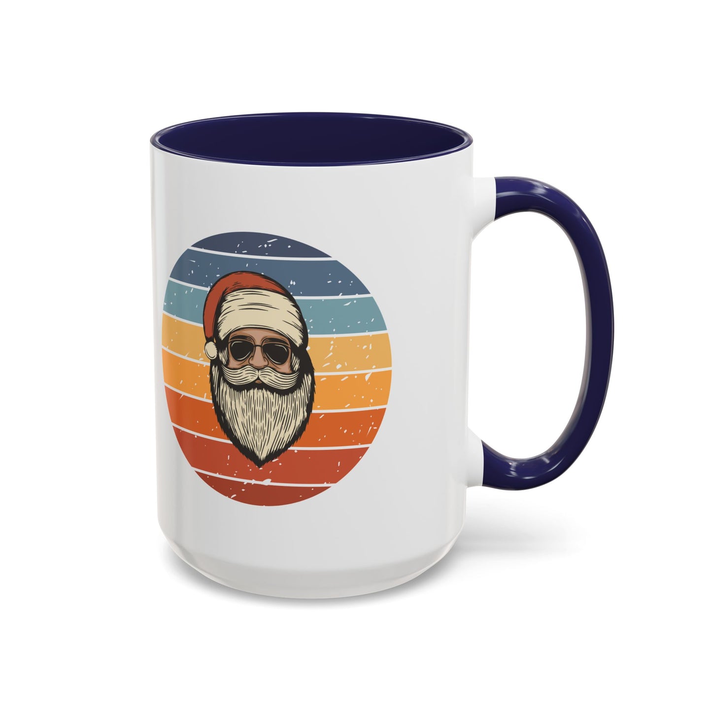 Cool Santa Sunglasses Accent Coffee Mug | 11oz & 15oz | Perfect Holiday Gift