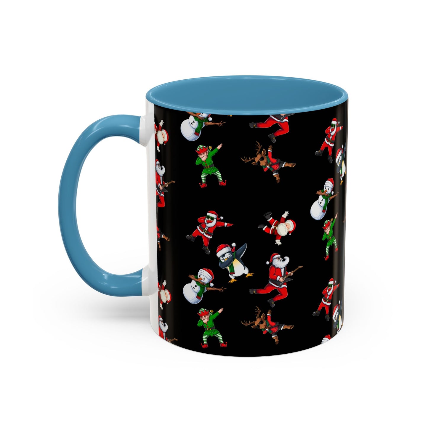 Festive Santa and Friends Coffee Mug - 11oz & 15oz