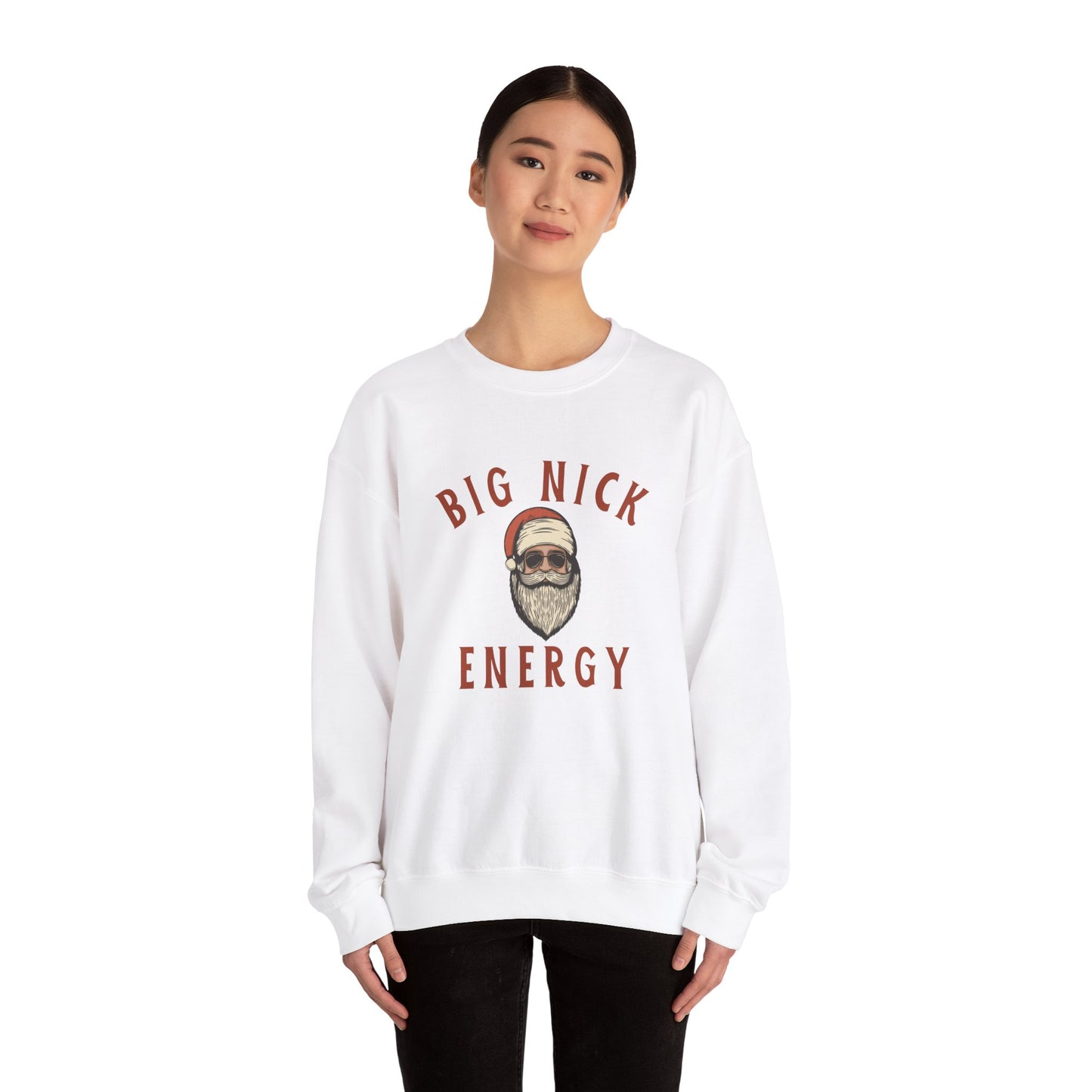 Big Nick Energy Unisex Heavy Blend™ Crewneck Sweatshirt - Perfect for Holiday Cheer