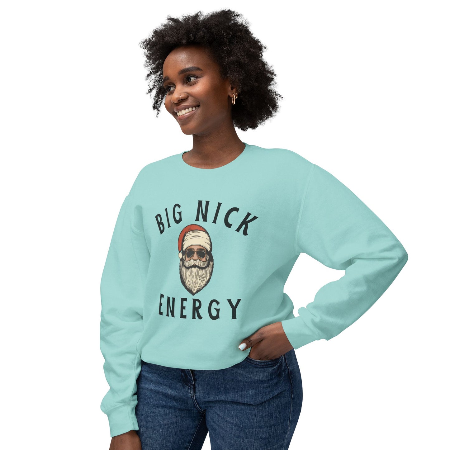 Unisex Crewneck Sweatshirt - Big Nick Energy Christmas Apparel