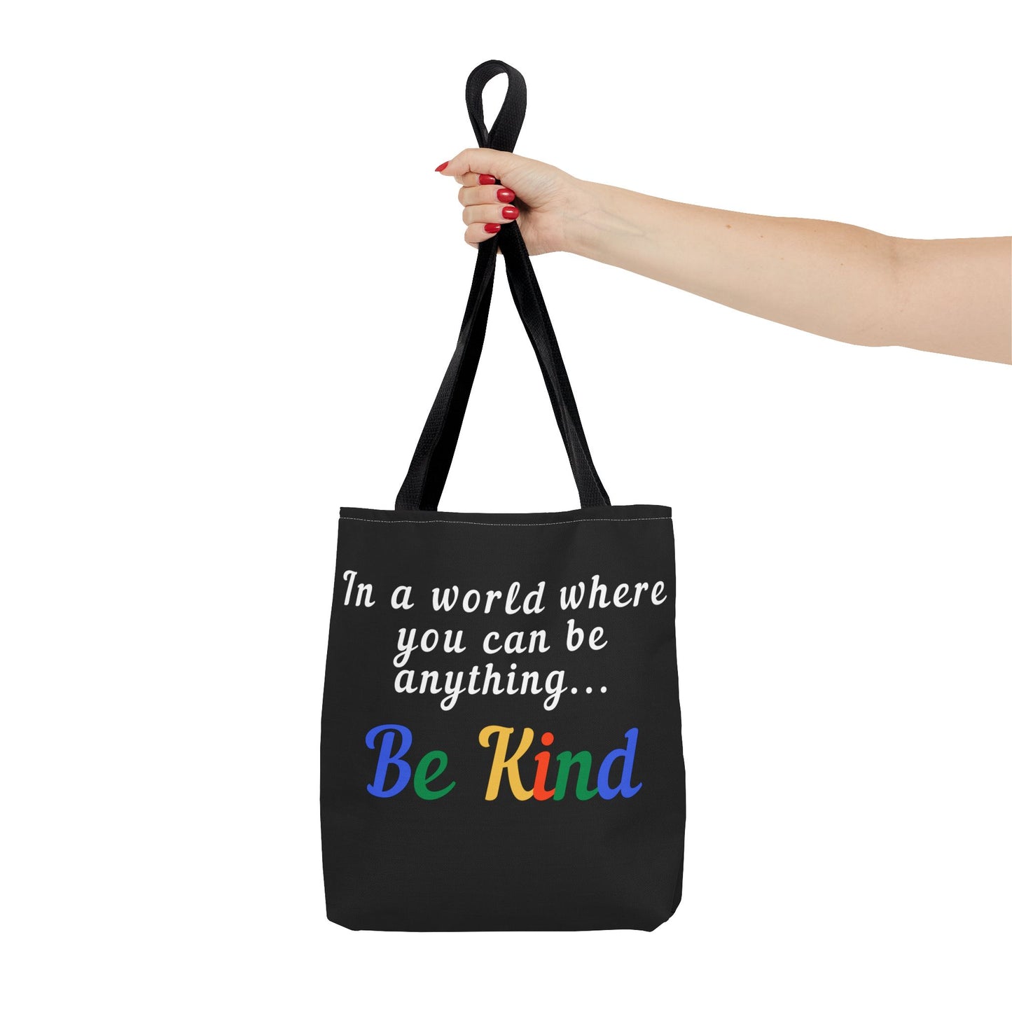 Inspirational Tote Bag - 'Be Kind' Motivational Design