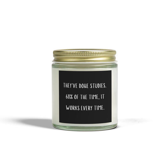 Coconut Apricot Scented Candle - 60% of the Time, Works Every Time