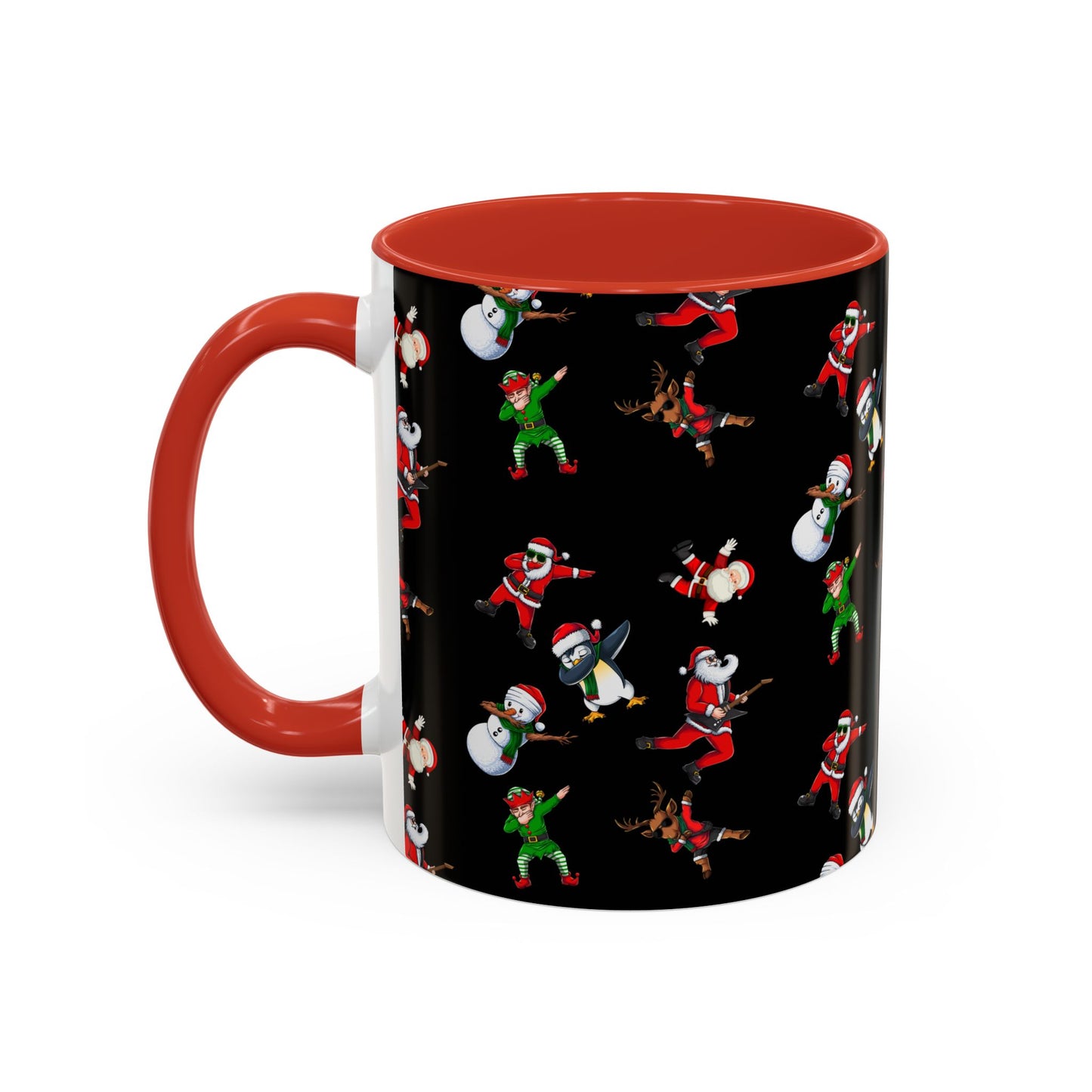 Festive Santa and Friends Coffee Mug - 11oz & 15oz