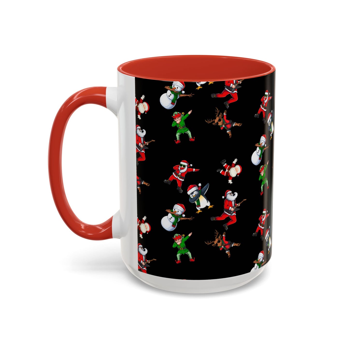 Festive Santa and Friends Coffee Mug - 11oz & 15oz