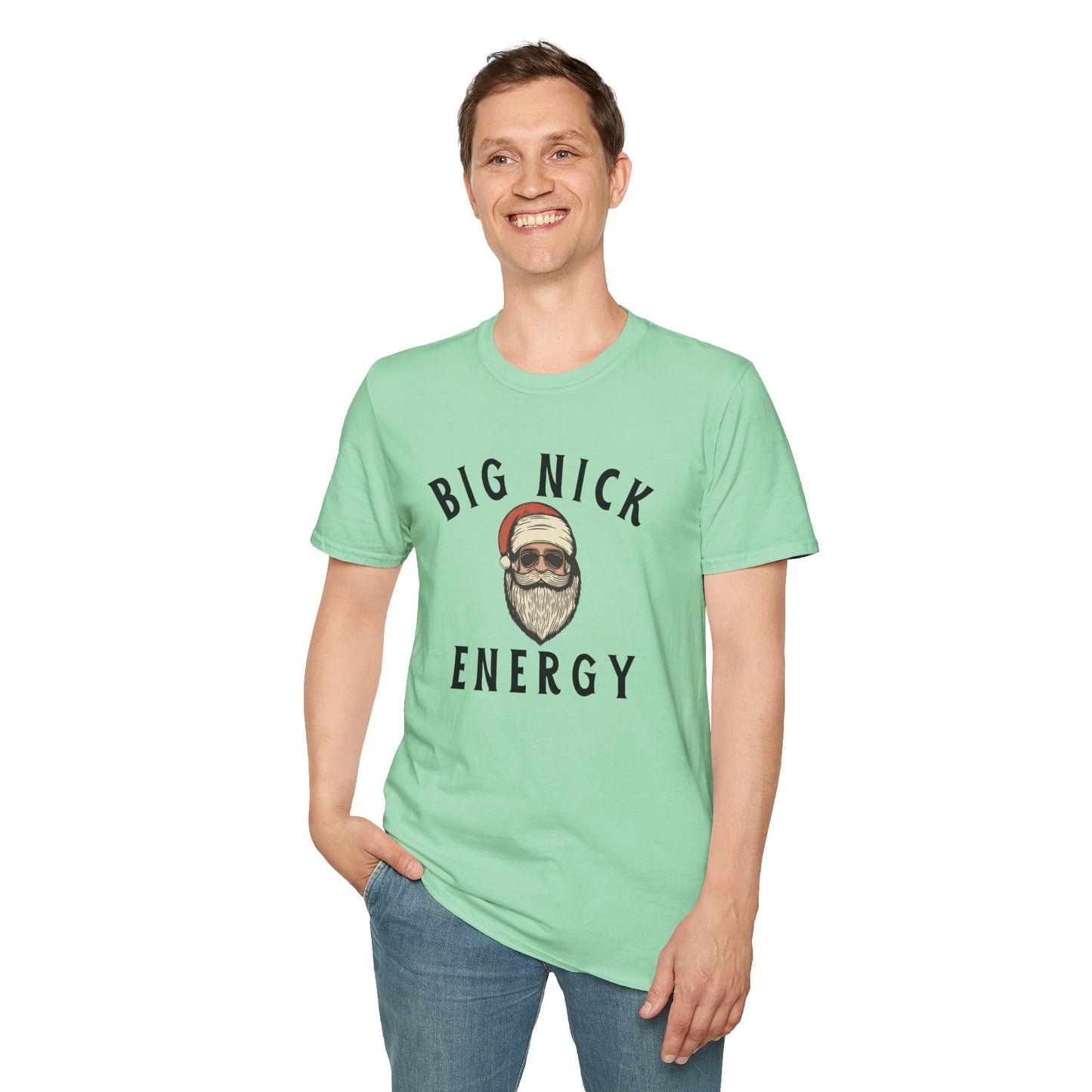 Big Nick Energy Unisex Softstyle T-Shirt - Fun & Casual Graphic Tee