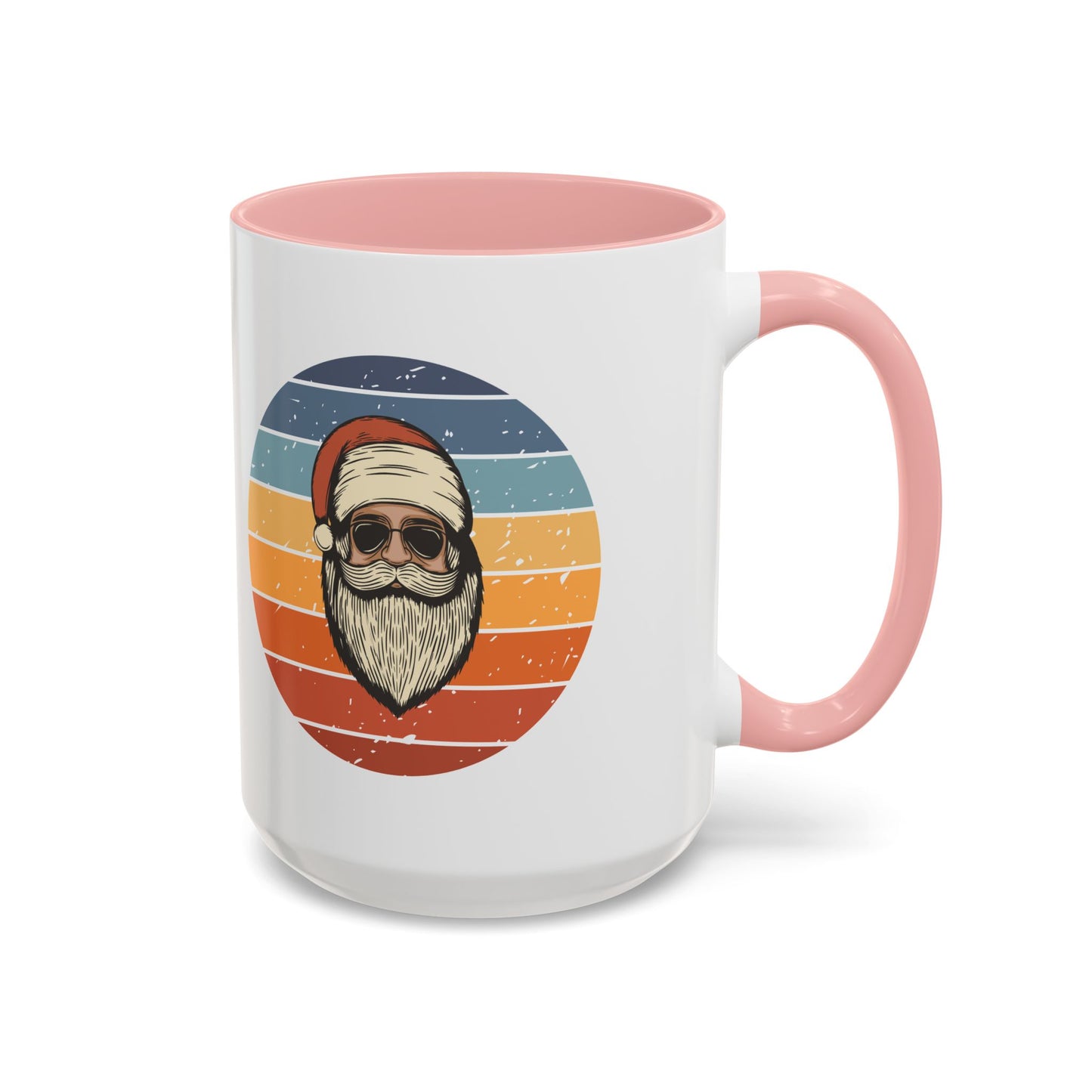 Cool Santa Sunglasses Accent Coffee Mug | 11oz & 15oz | Perfect Holiday Gift