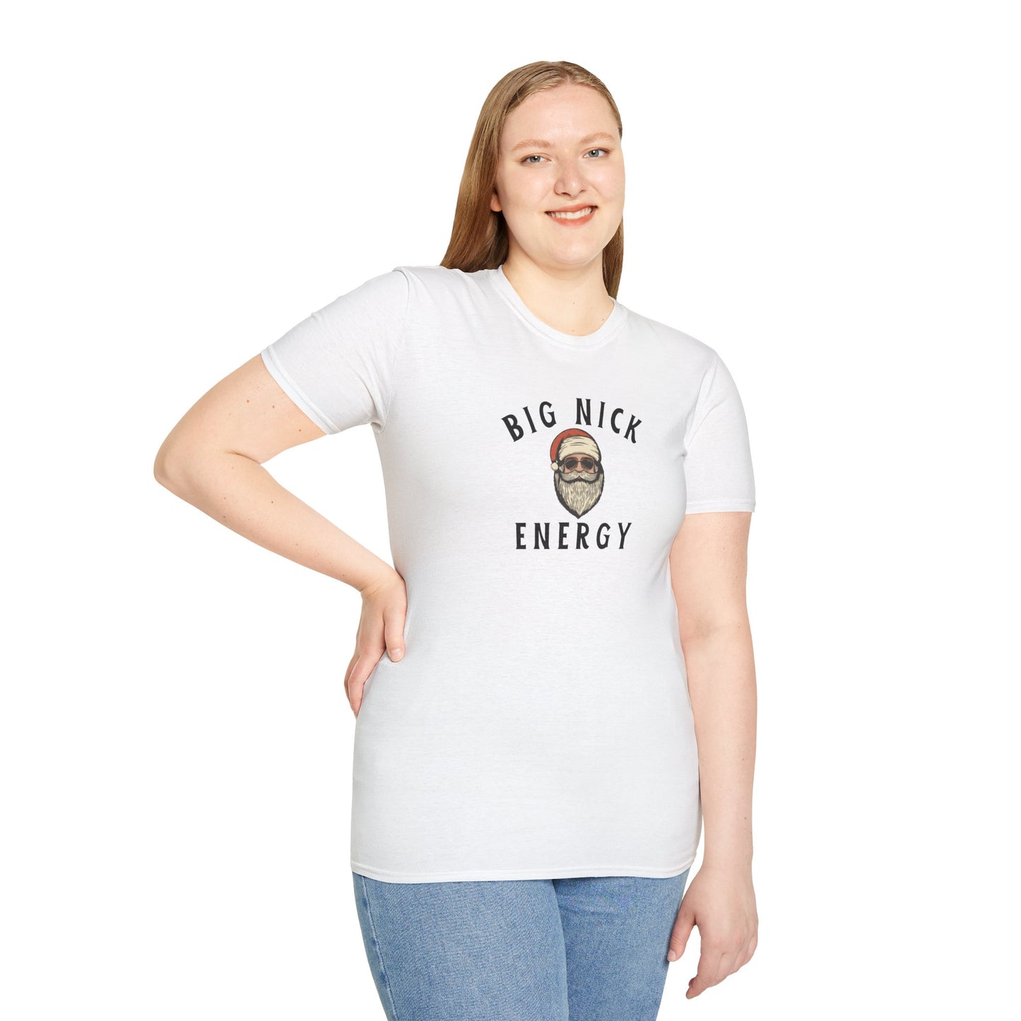 Big Nick Energy Unisex Softstyle T-Shirt - Fun & Casual Graphic Tee