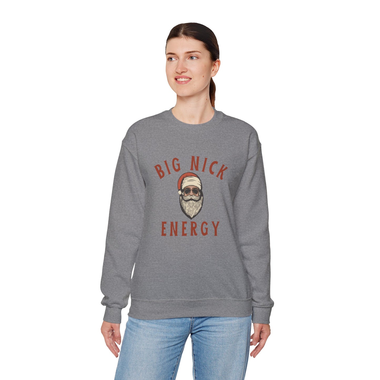 Big Nick Energy Unisex Heavy Blend™ Crewneck Sweatshirt - Perfect for Holiday Cheer