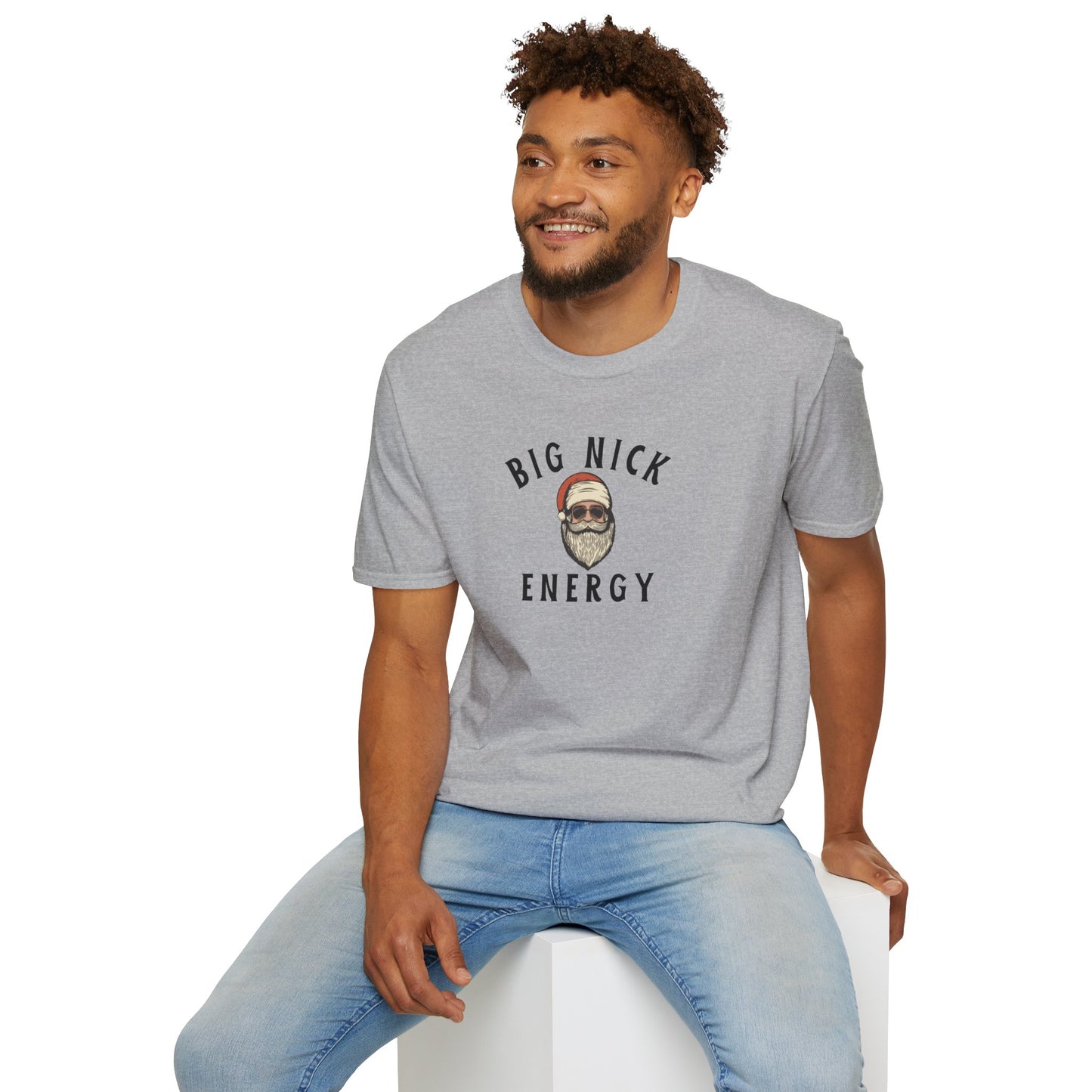 Big Nick Energy Unisex Softstyle T-Shirt - Fun & Casual Graphic Tee