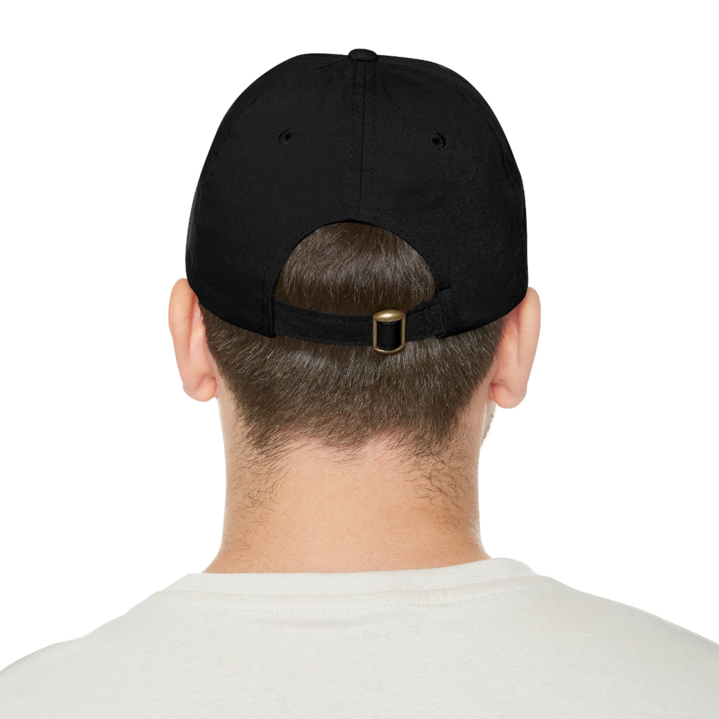 Funny Dad Hat with Leather Patch - 'Please Don't Pet Me, I'm Working'