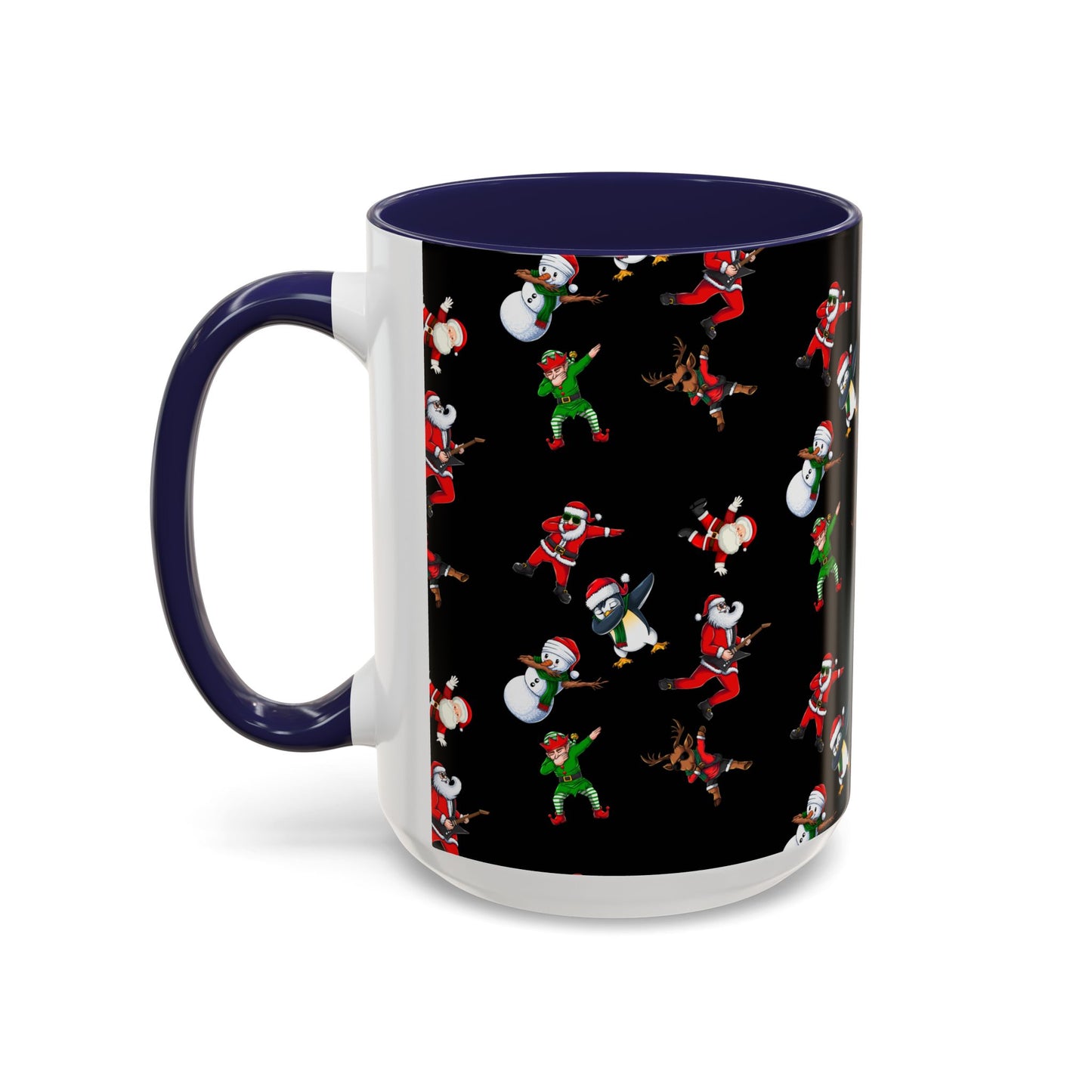 Festive Santa and Friends Coffee Mug - 11oz & 15oz