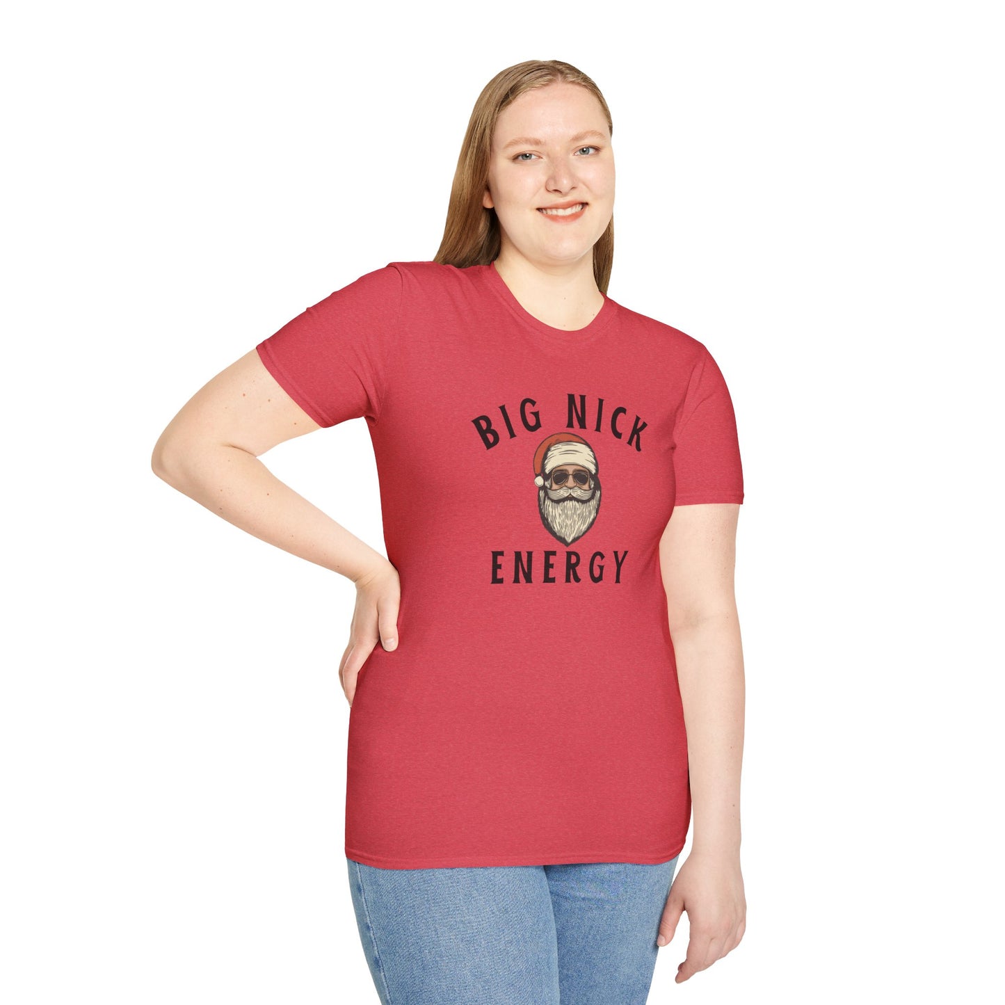 Big Nick Energy Unisex Softstyle T-Shirt - Fun & Casual Graphic Tee