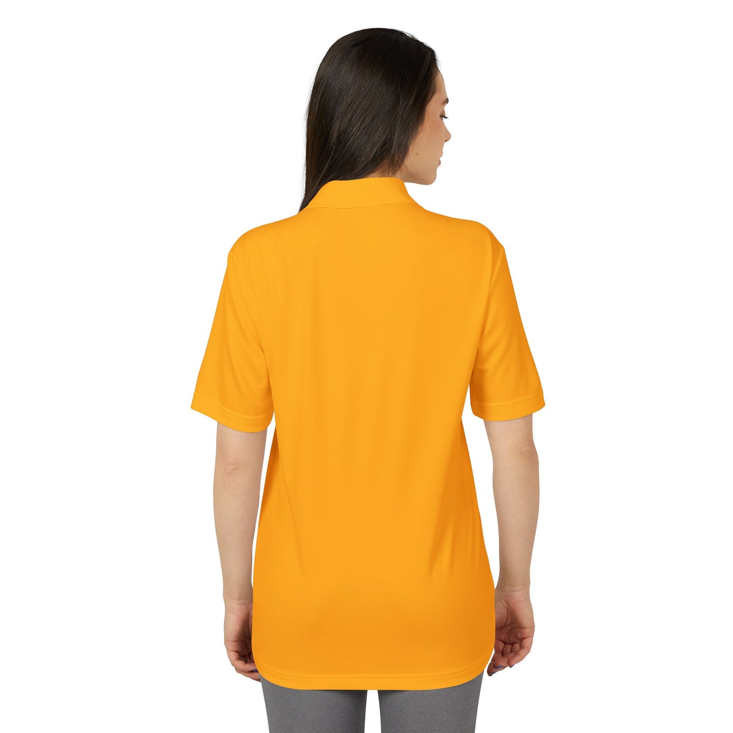 Stay Trashy Unisex Performance Polo - Bright Yellow Adidas Shirt