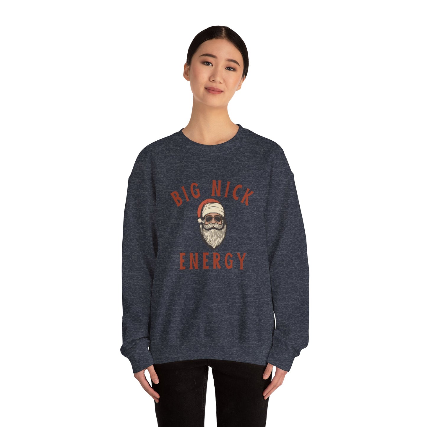 Big Nick Energy Unisex Heavy Blend™ Crewneck Sweatshirt - Perfect for Holiday Cheer