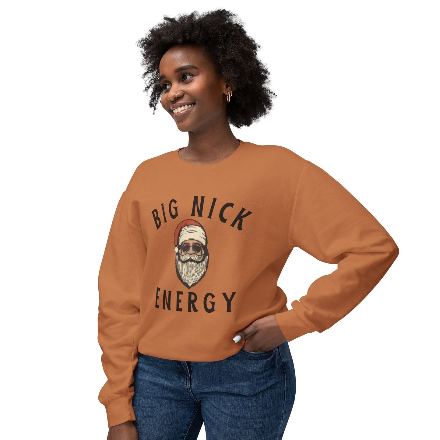 Unisex Crewneck Sweatshirt - Big Nick Energy Christmas Apparel