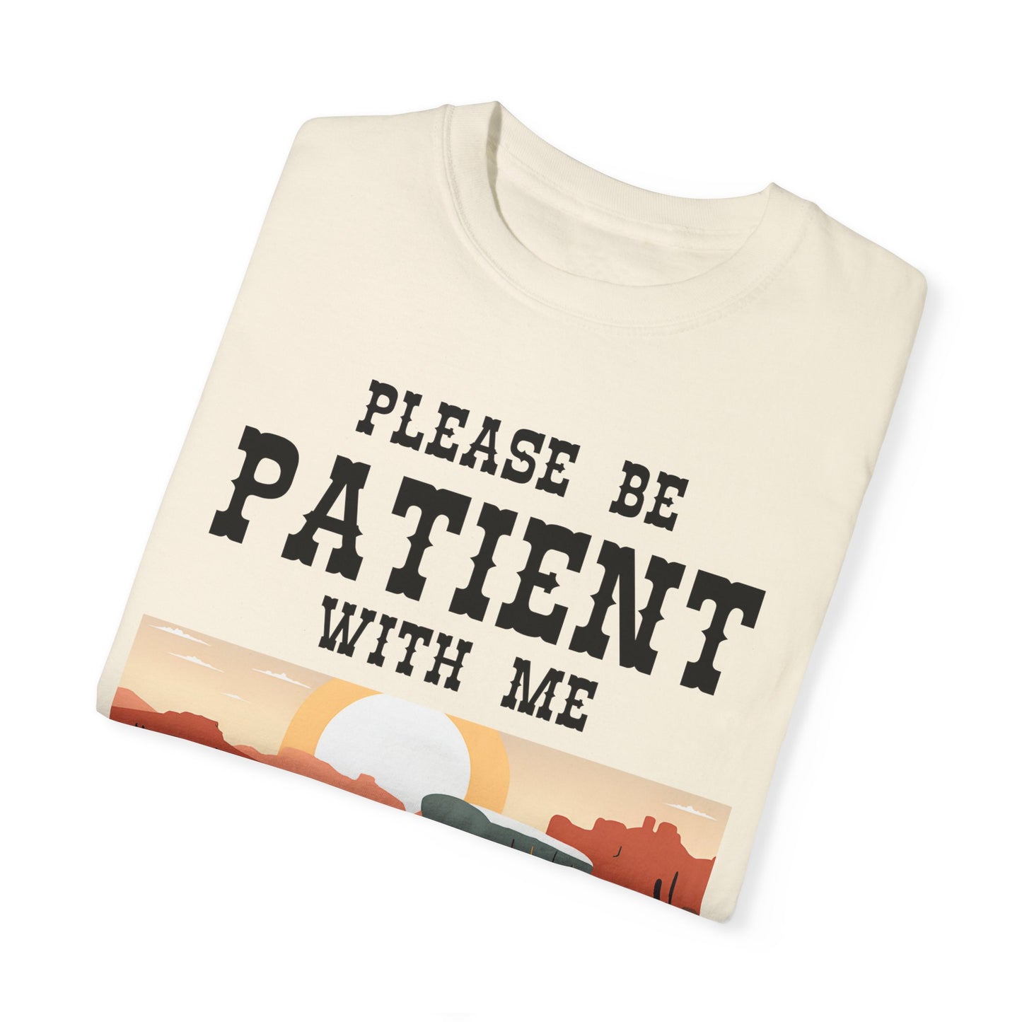 Vintage Patient Tee - Unisex Garment-Dyed T-Shirt with Retro 1900s Design